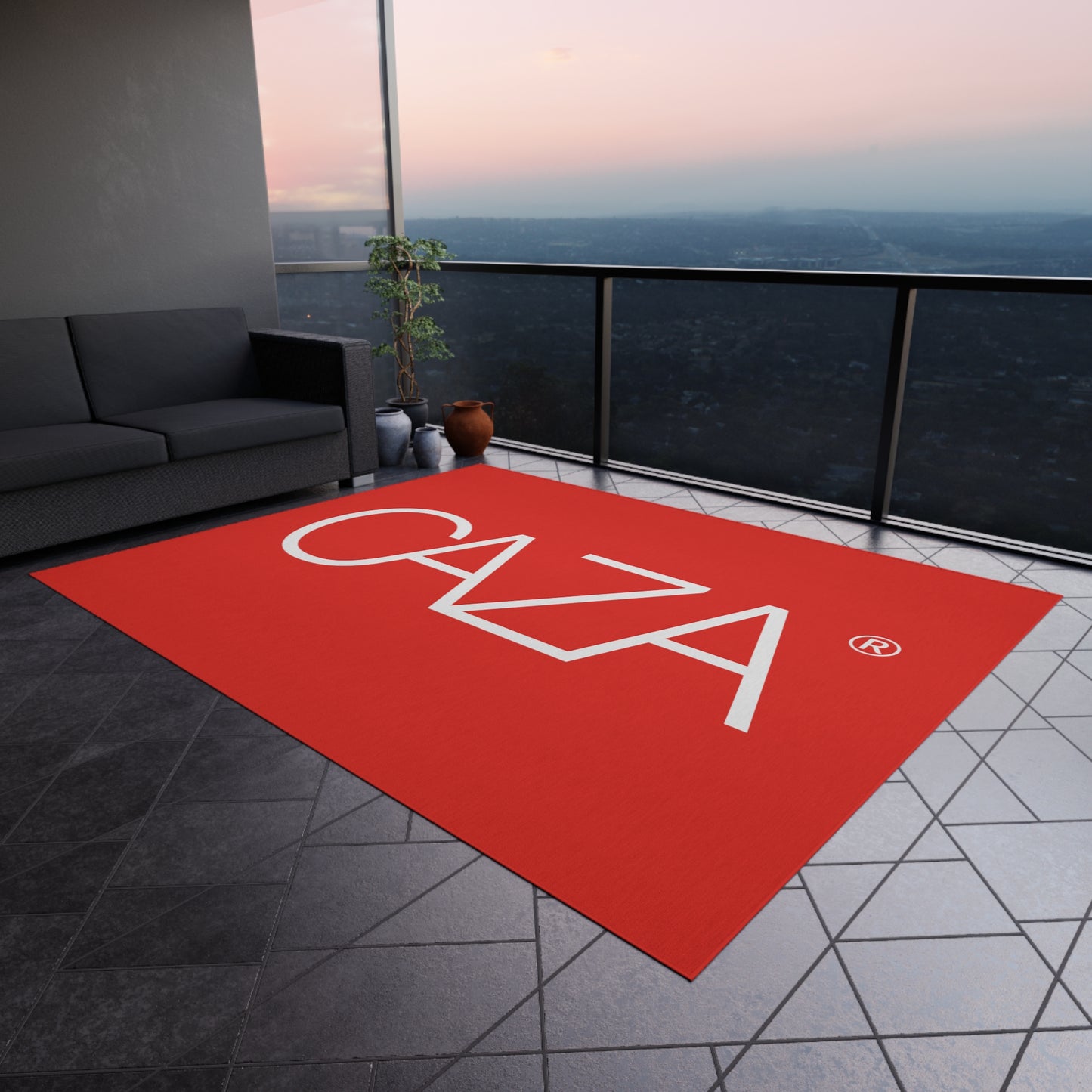 Outdoor Rug (Red)