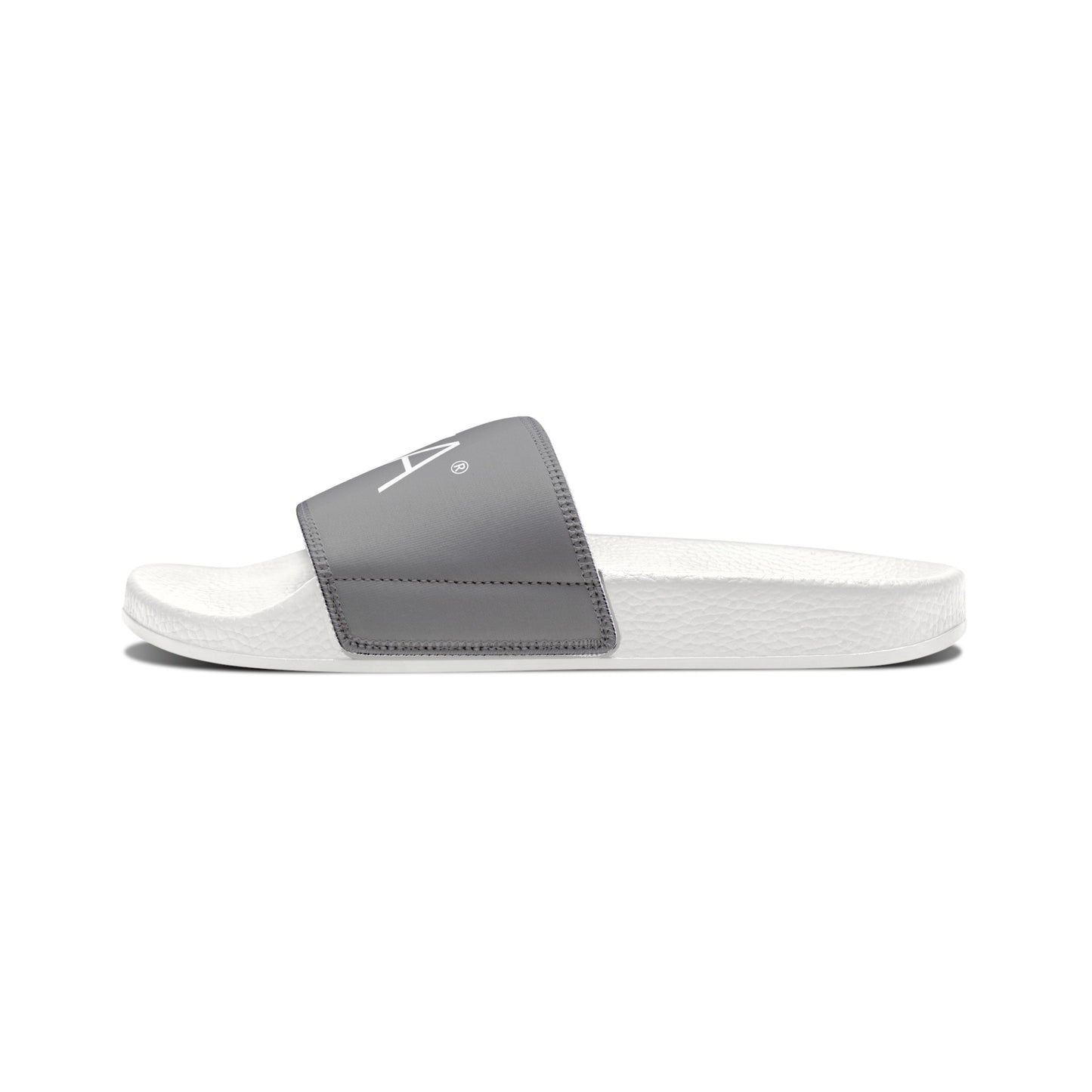 Women's PU Slide Sandals (Grey)