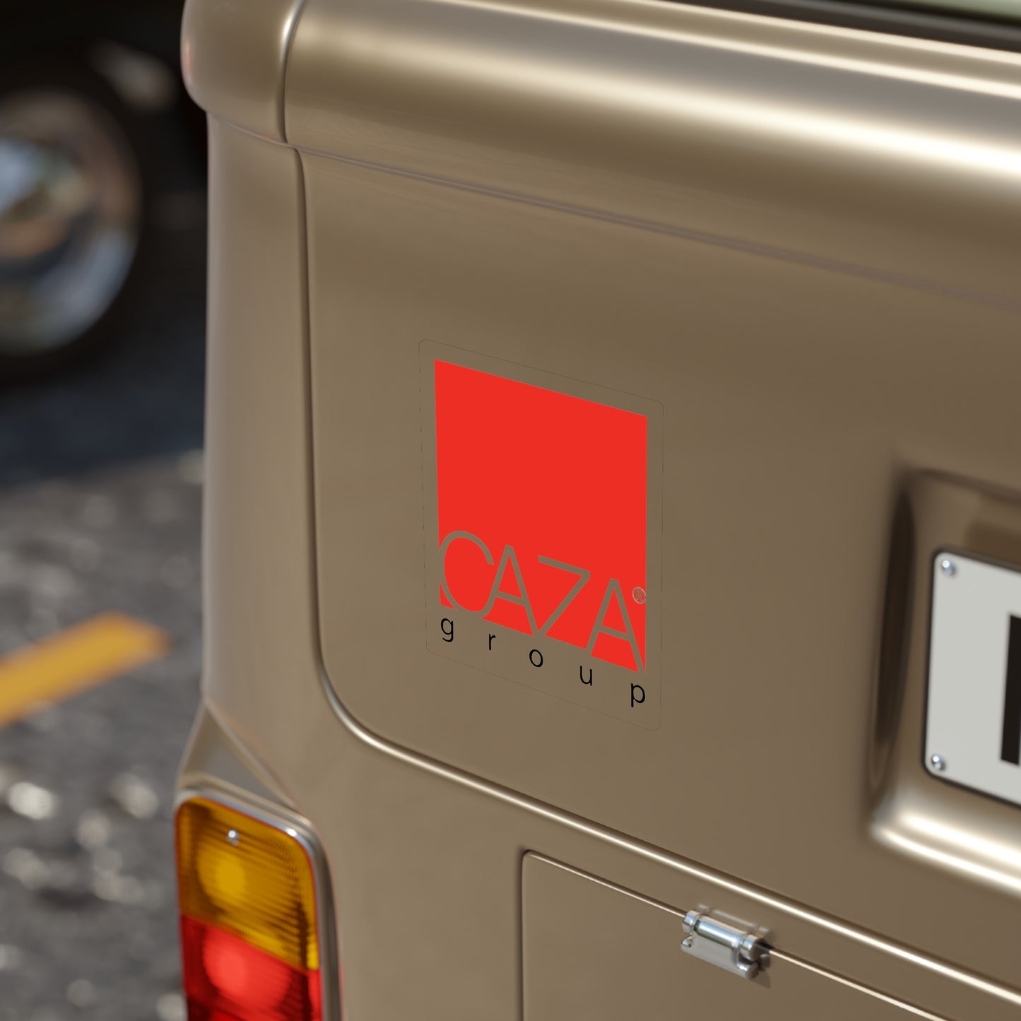 Transparent Outdoor Stickers, Die-Cut