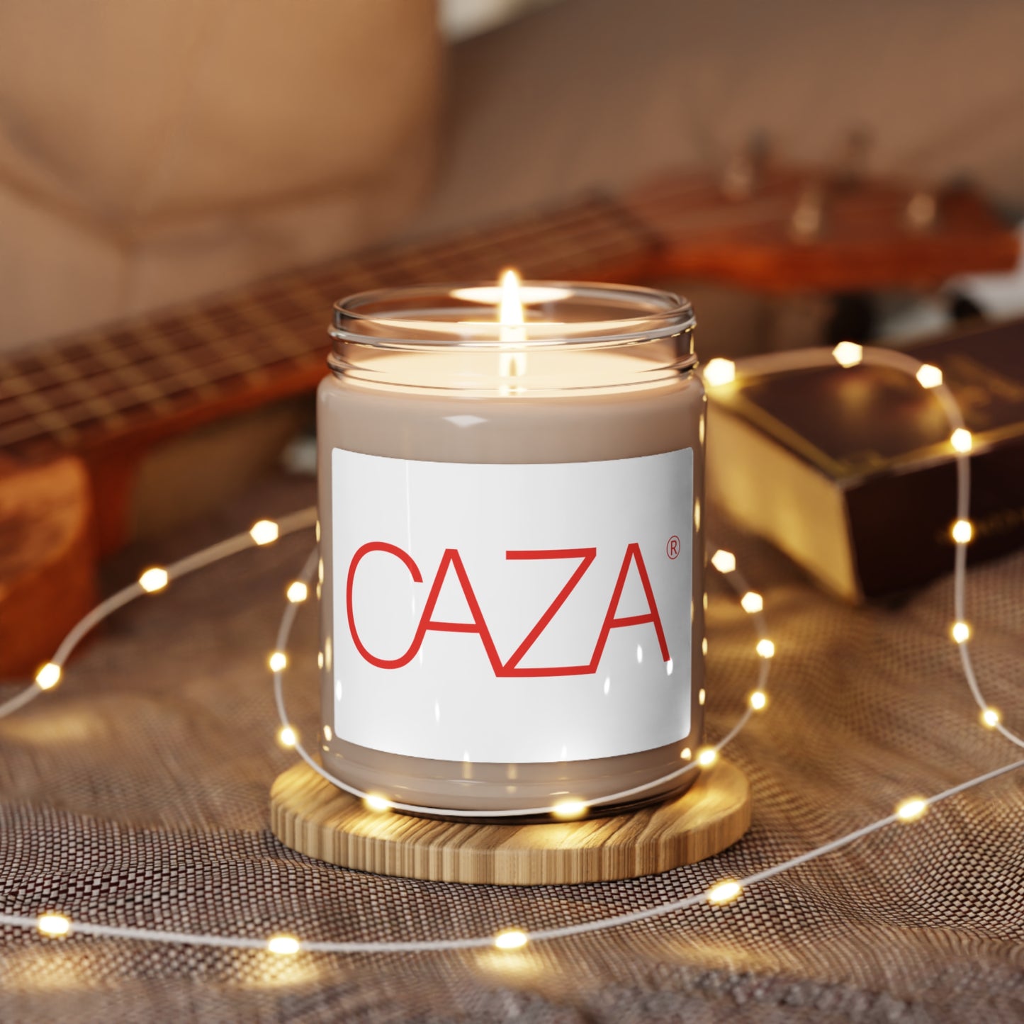 Scented Soy Candle, 9oz (White)