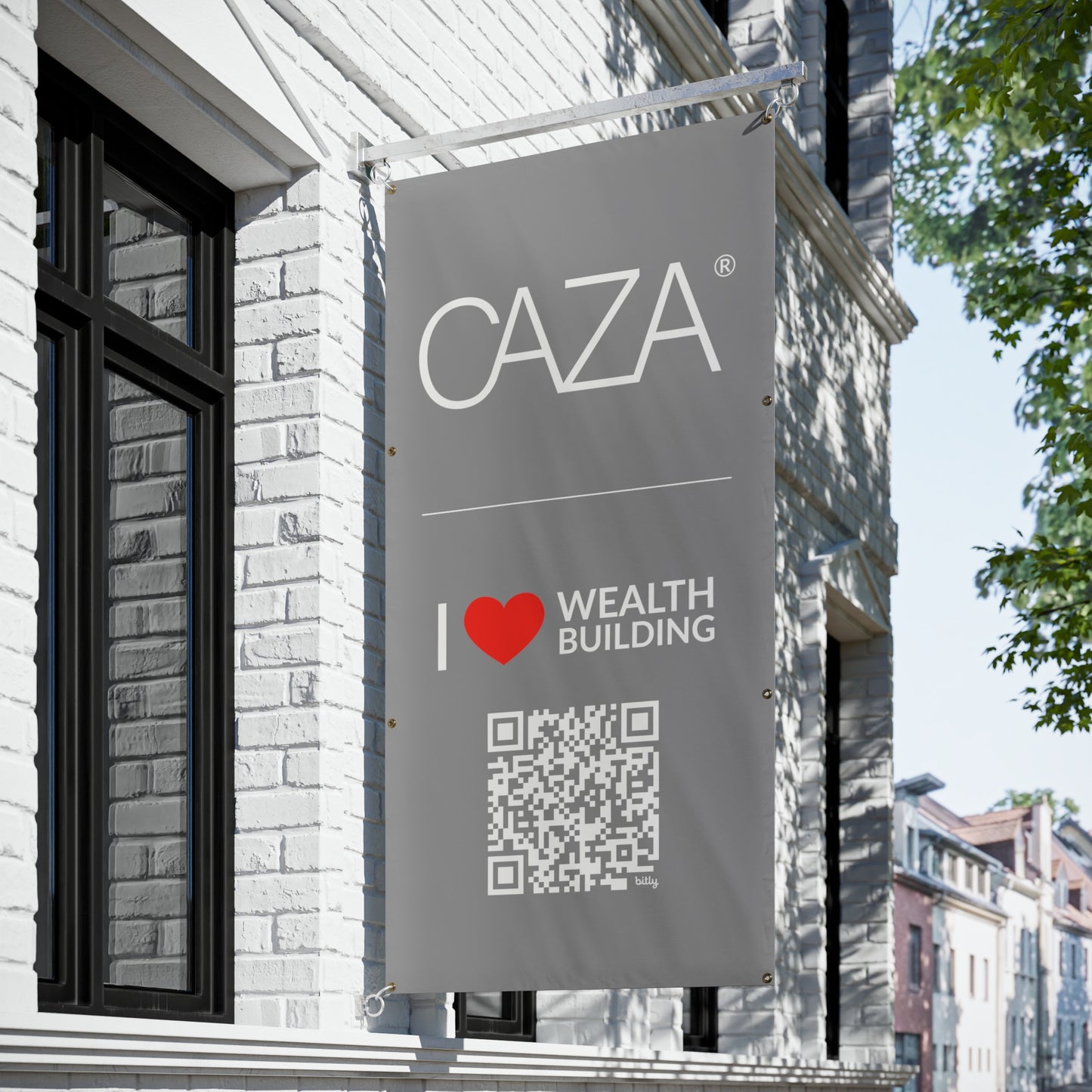 Join CAZA® | Vinyl Banners (Grey)