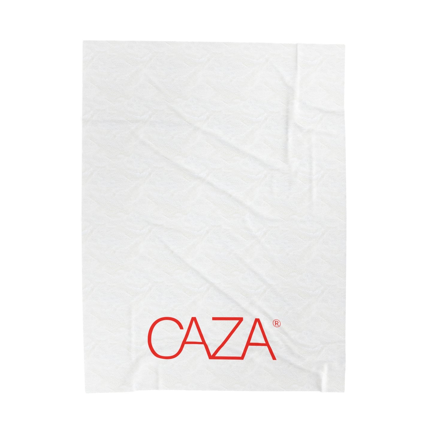 Velveteen Plush Blanket (White)