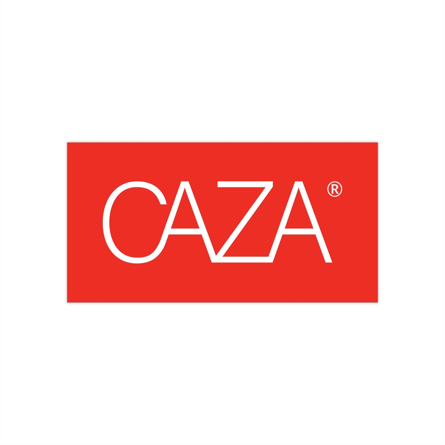 CAZA® Bumper Stickers (Red)