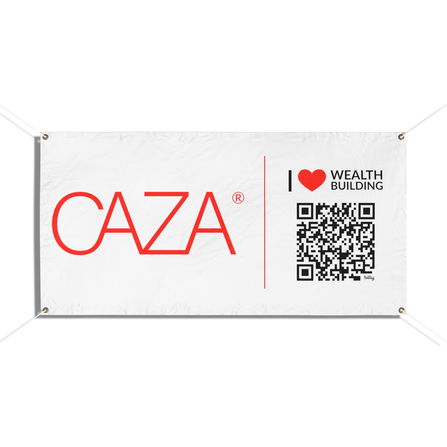 Join CAZA® | Vinyl Banners (White)