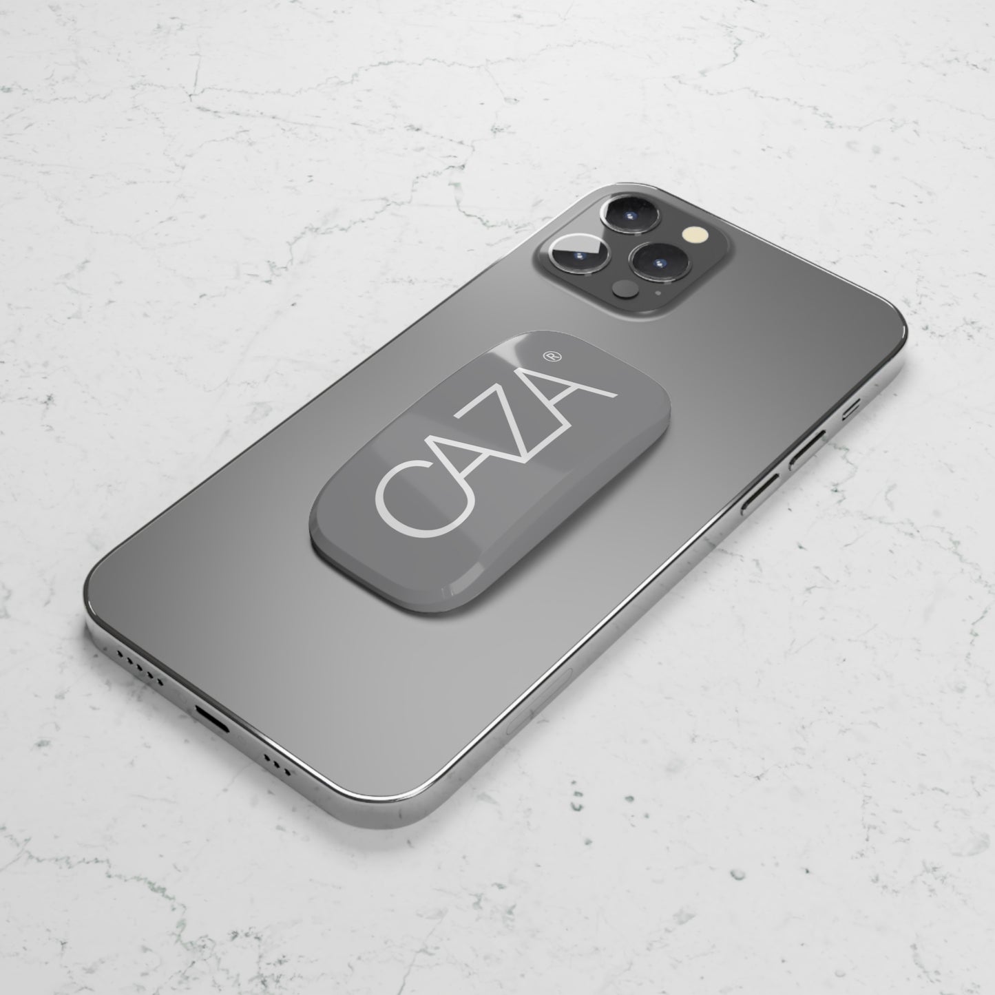 Phone Click-On Grip (Grey)
