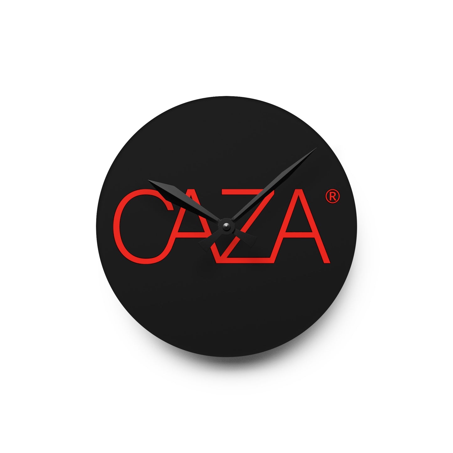 Acrylic Wall Clock (Black)