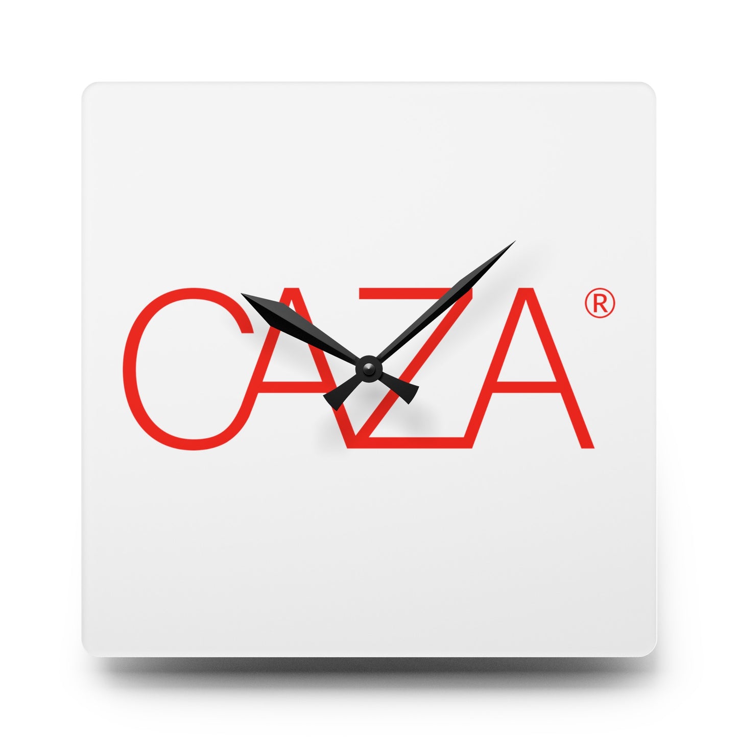 Acrylic Wall Clock (White)