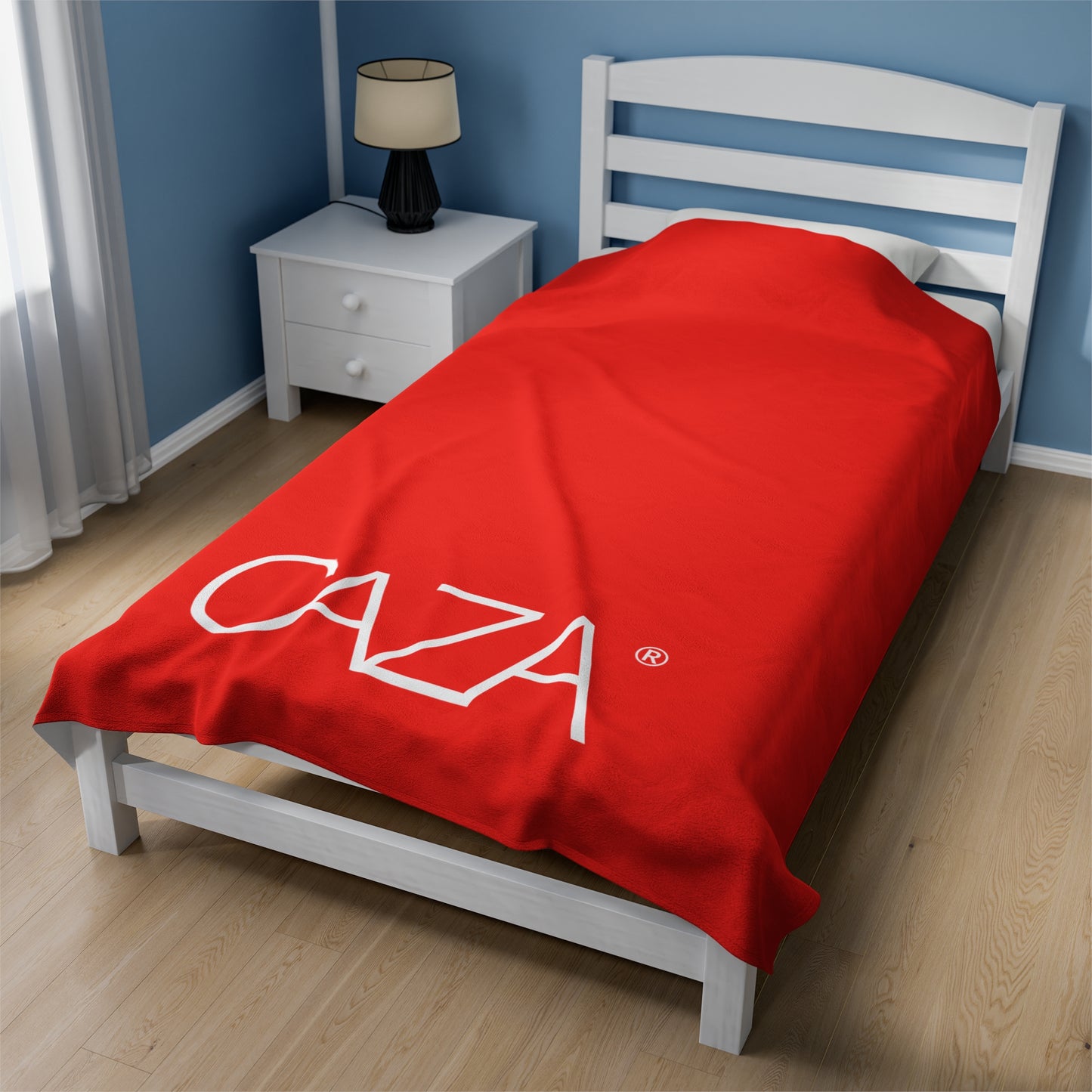 Velveteen Plush Blanket (Red)