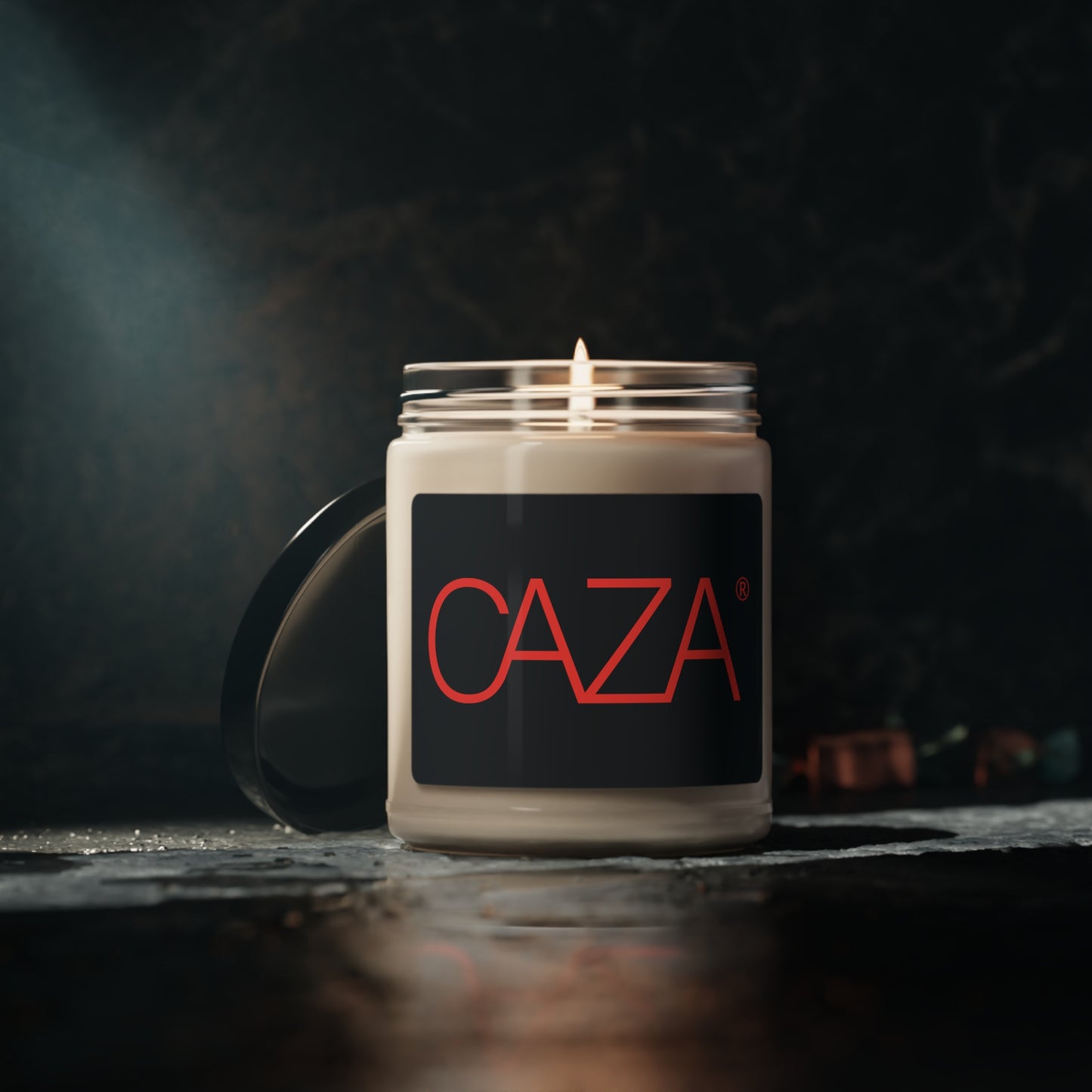 Scented Soy Candle, 9oz (Black)