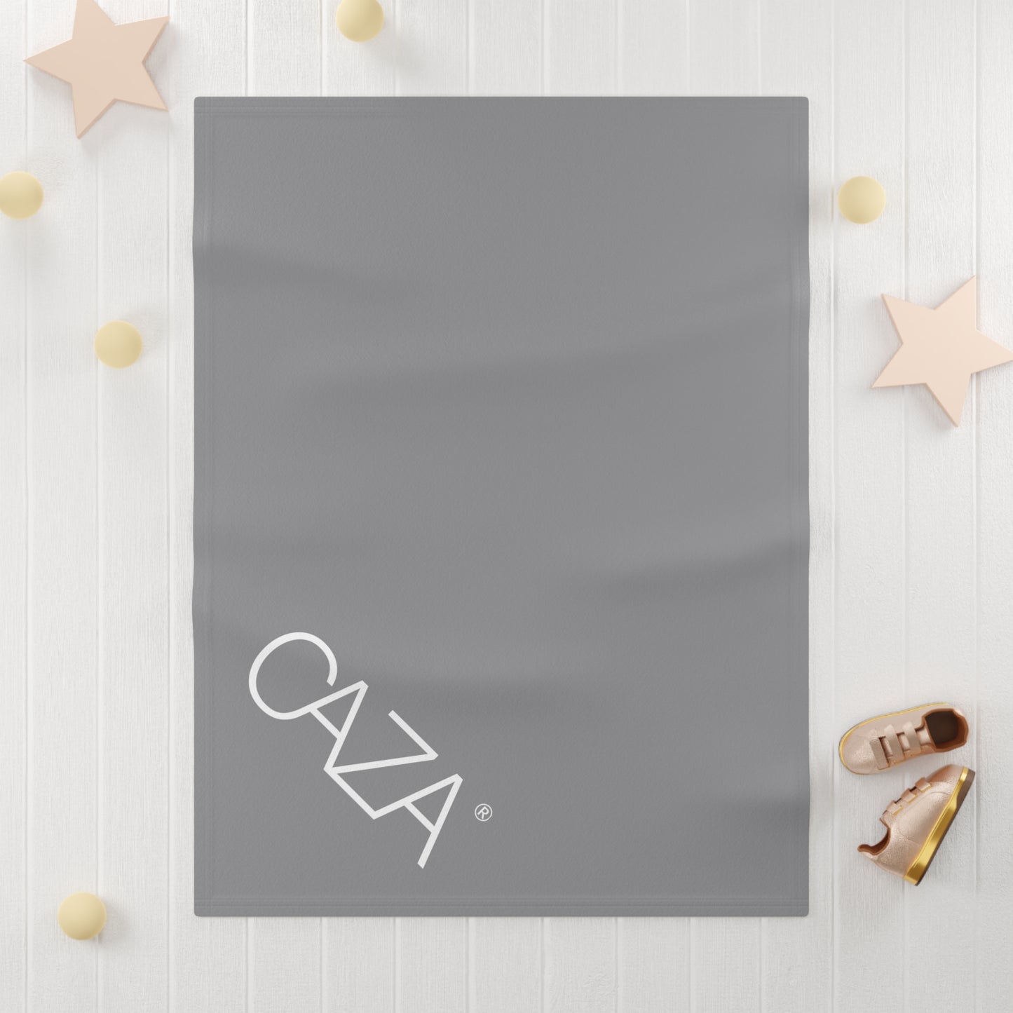 Soft Fleece Baby Blanket (Grey)