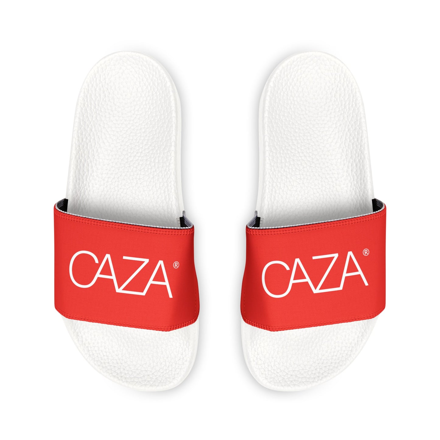 Women's PU Slide Sandals (Red)
