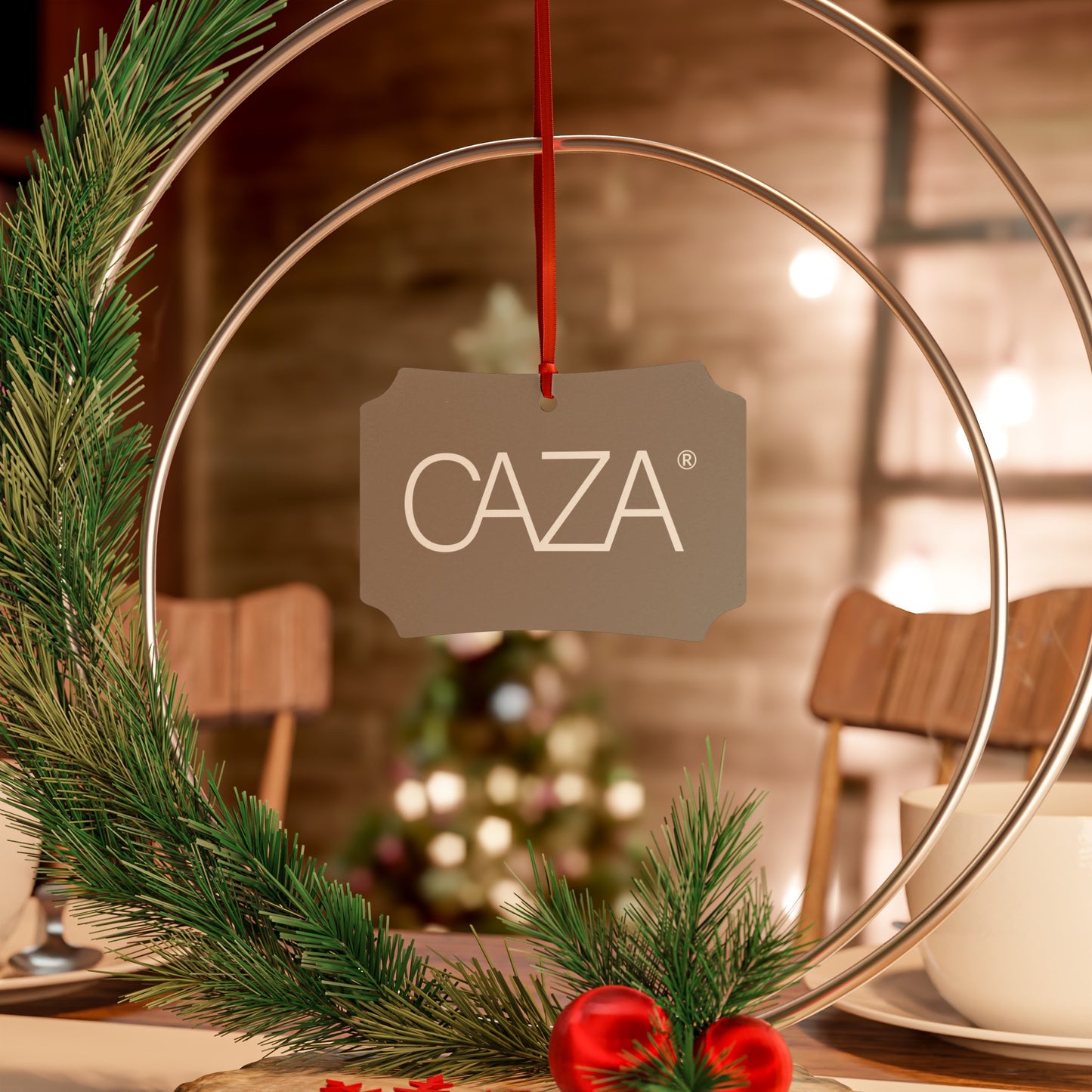 CAZA® Aluminum Ornaments (Grey)