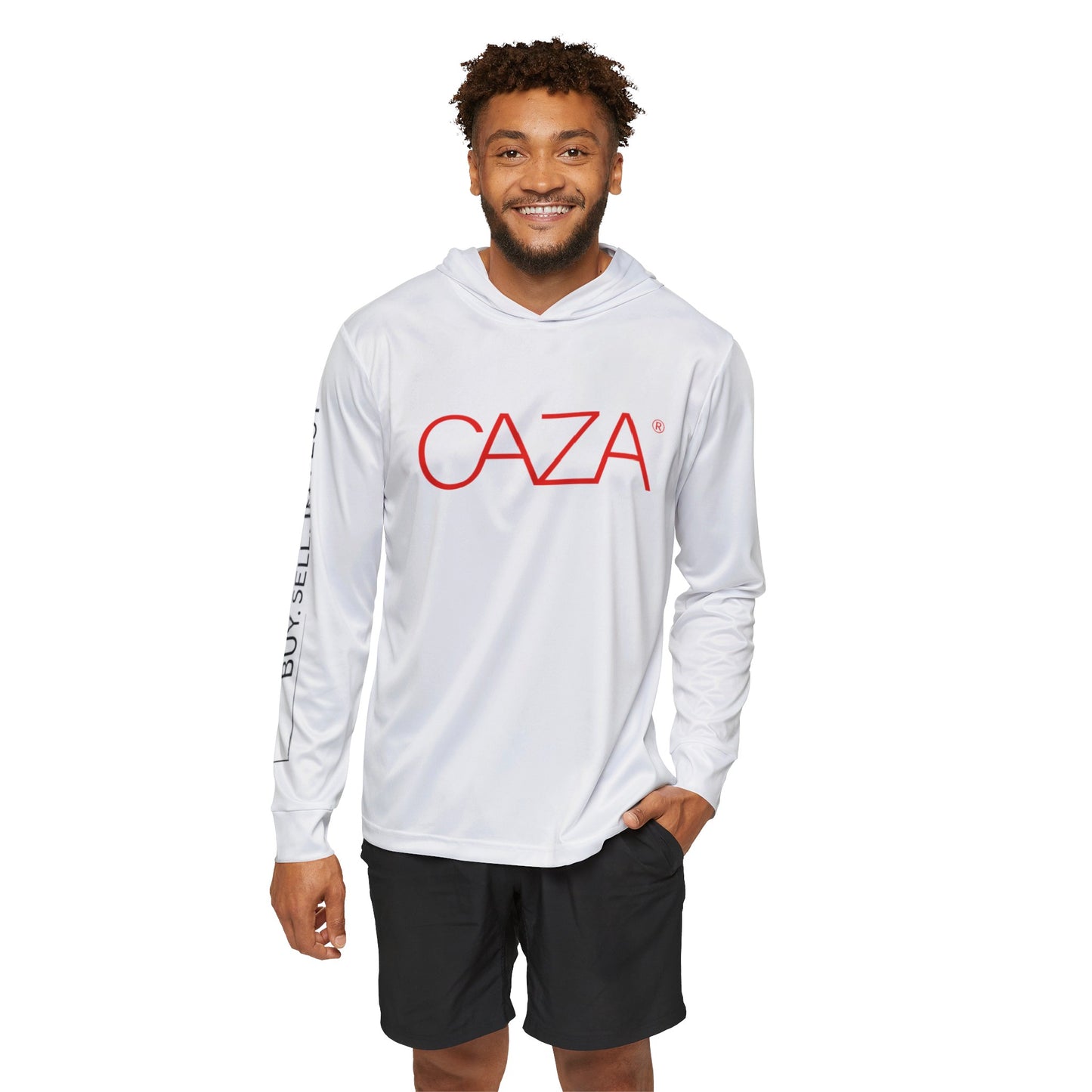 Men's Sports Warmup Hoodie (White)