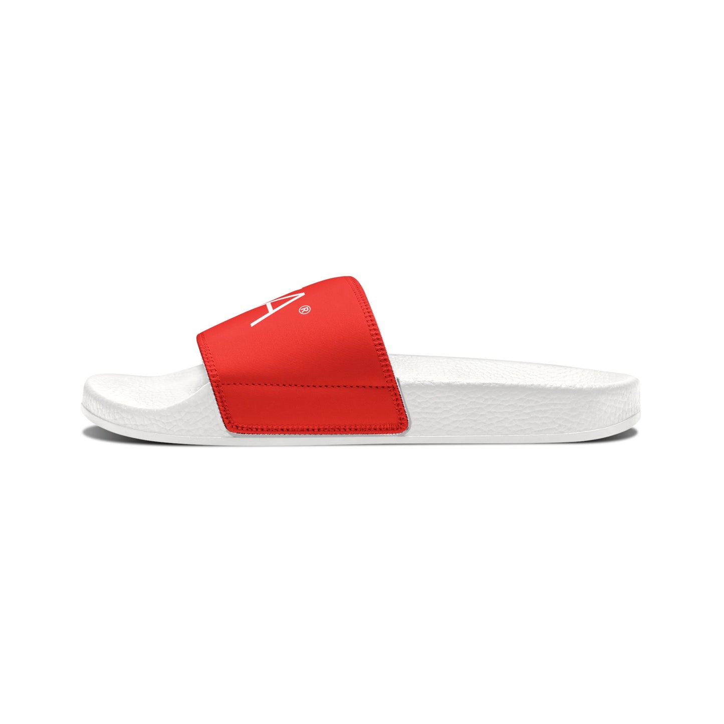 Women's PU Slide Sandals (Red)