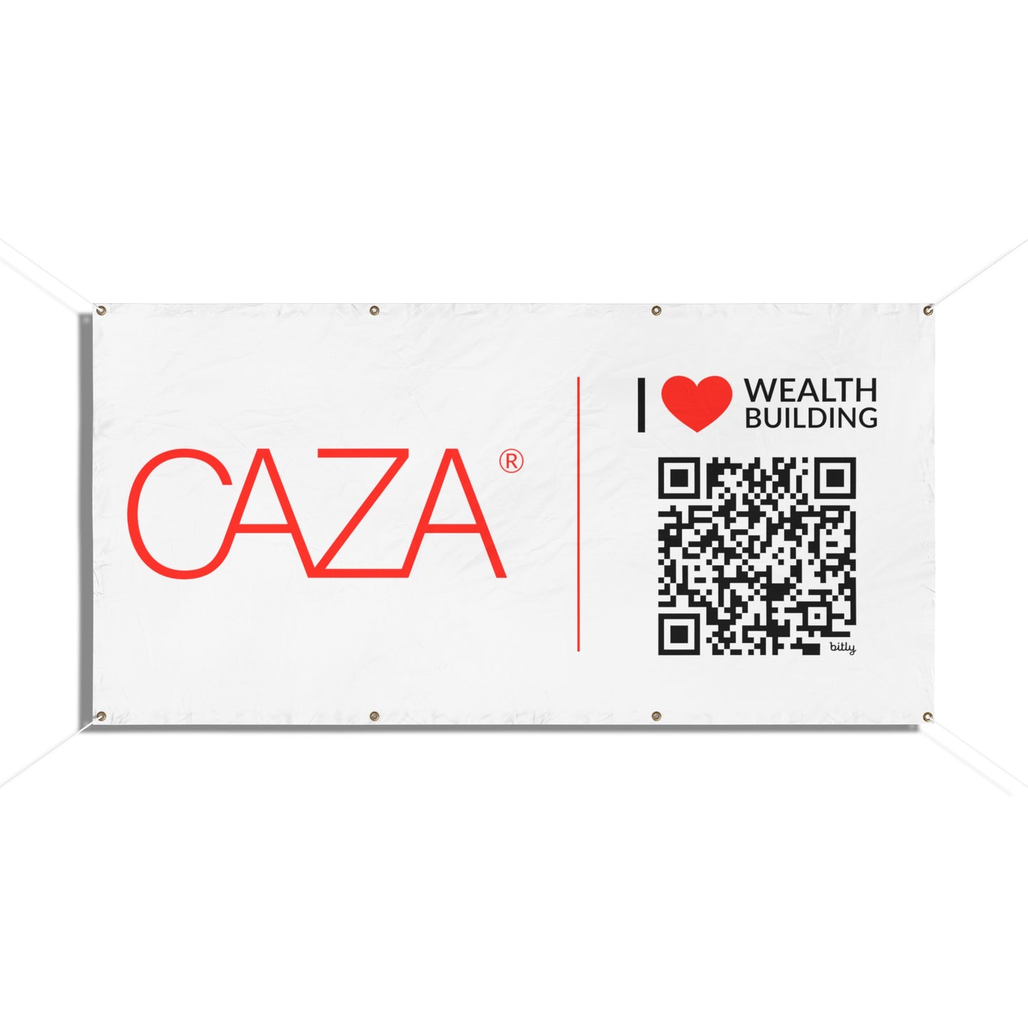 Join CAZA® | Vinyl Banners (White)