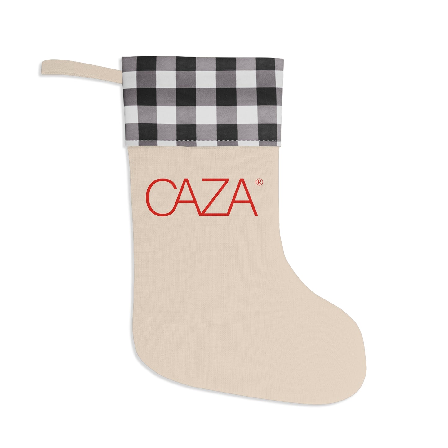 Plaid Christmas Stocking