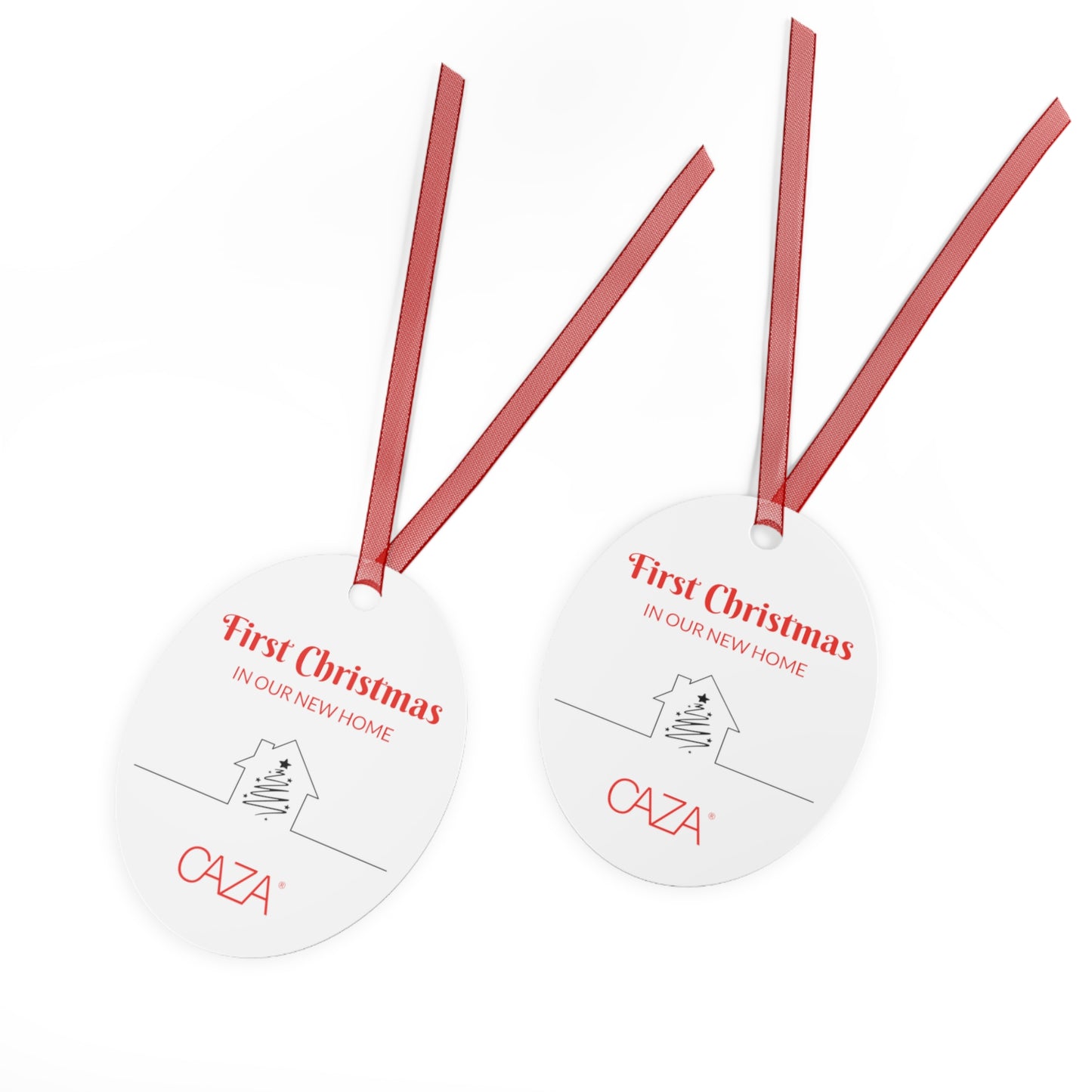 1st Christmas Metal Ornaments