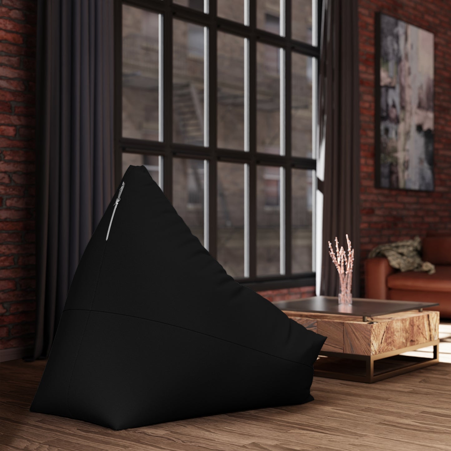 Bean Bag Chair Cover (Black)