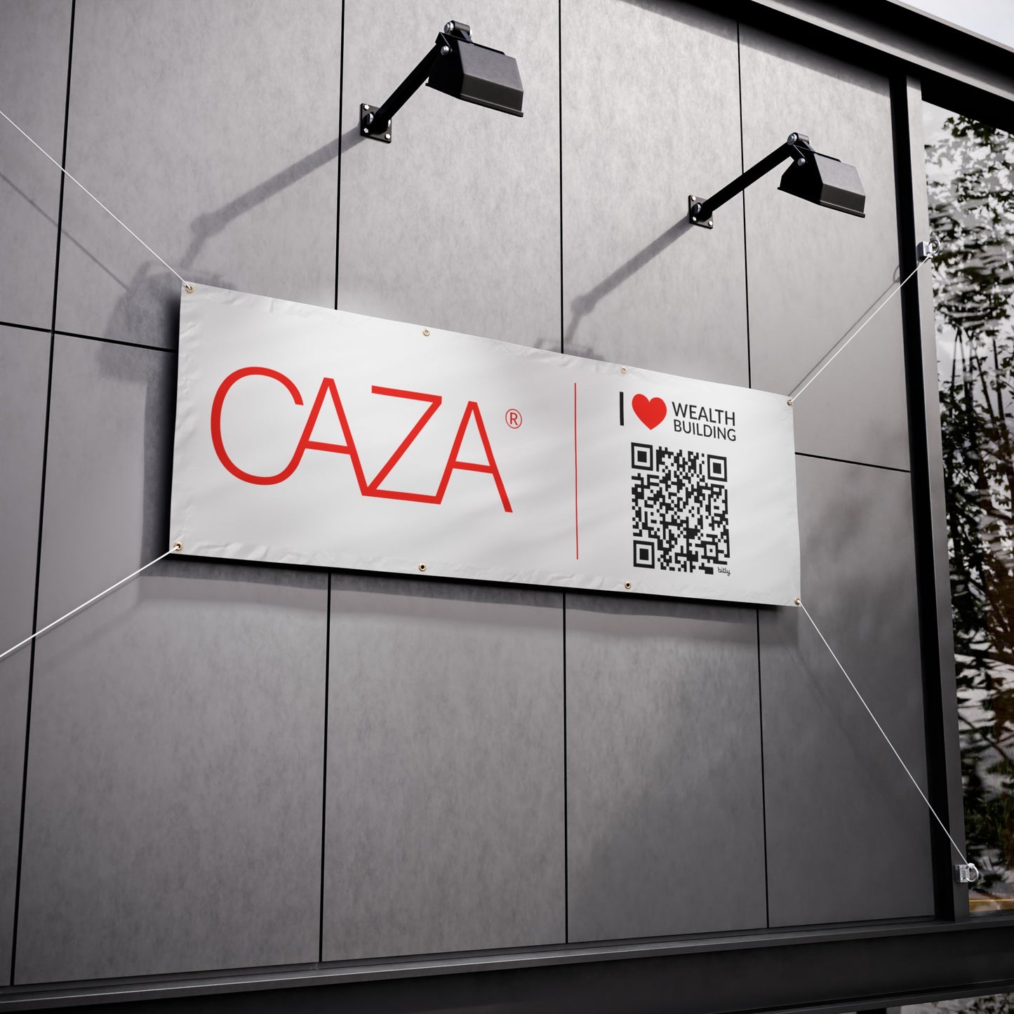 Join CAZA® | Vinyl Banners (White)