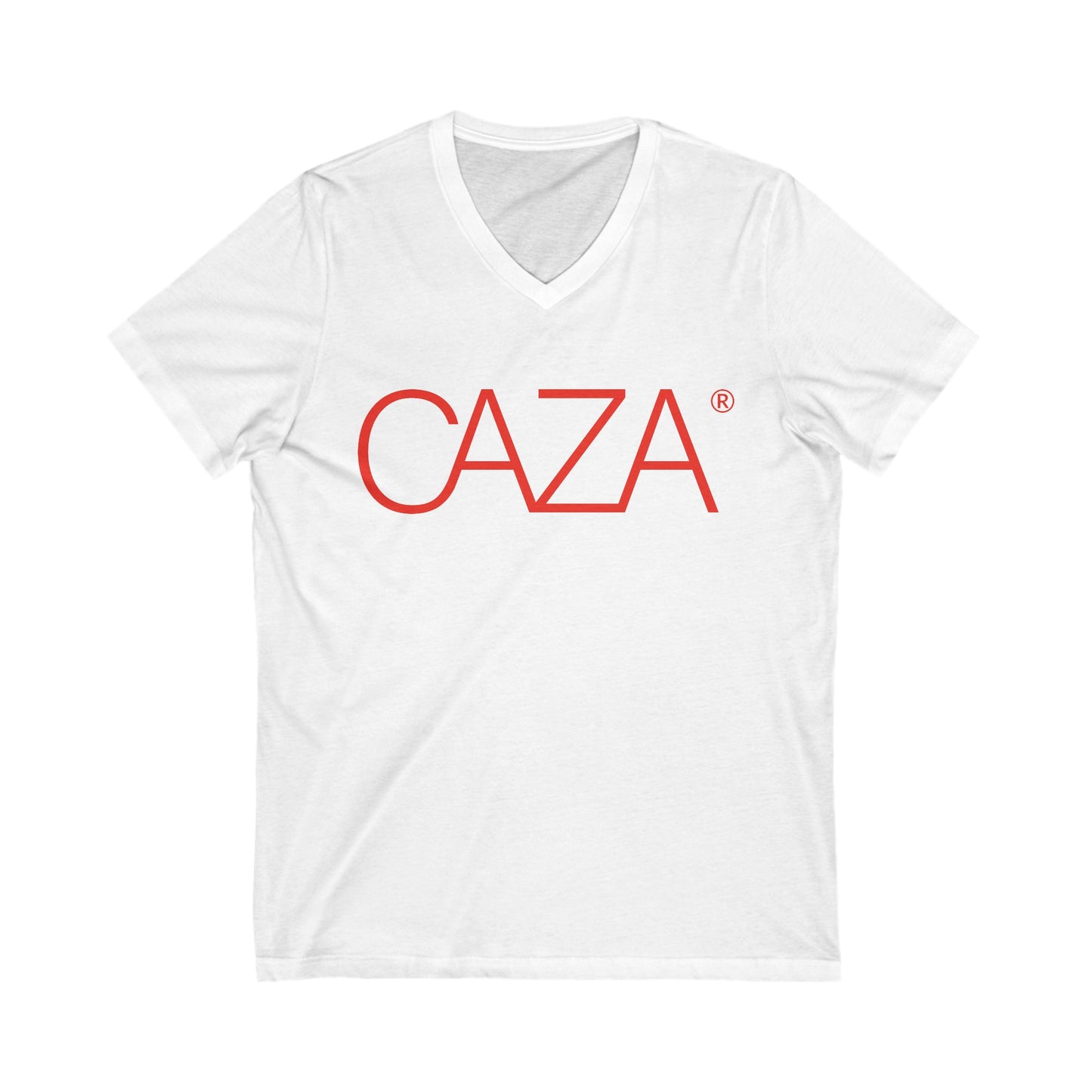 Unisex Jersey Short Sleeve V-Neck Tee