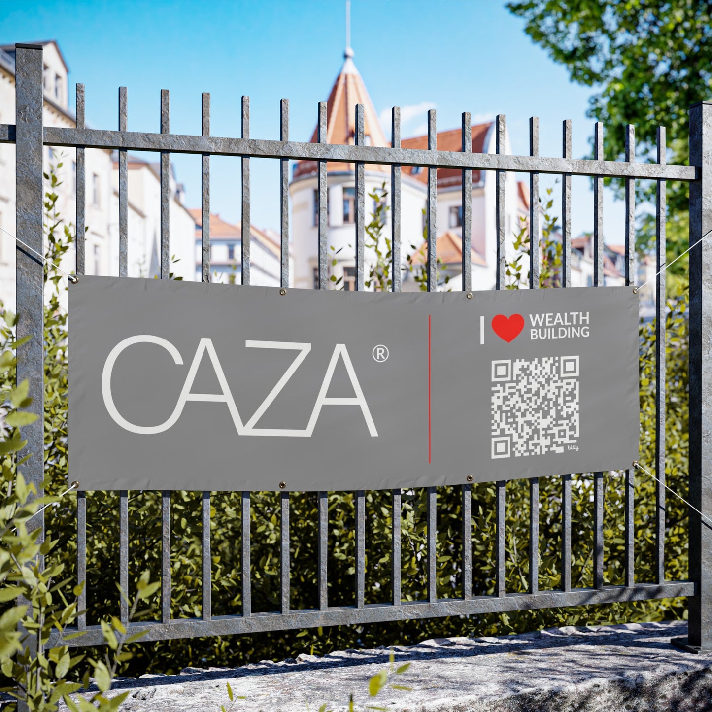 Join CAZA® | Vinyl Banners (Grey)