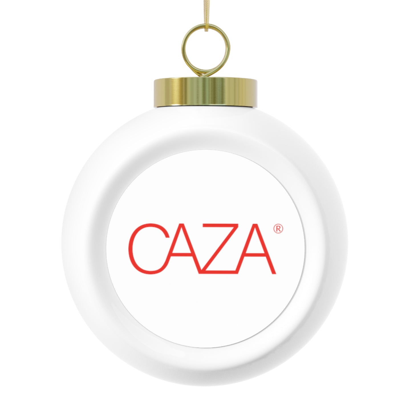 Christmas Ball Ornament (White)