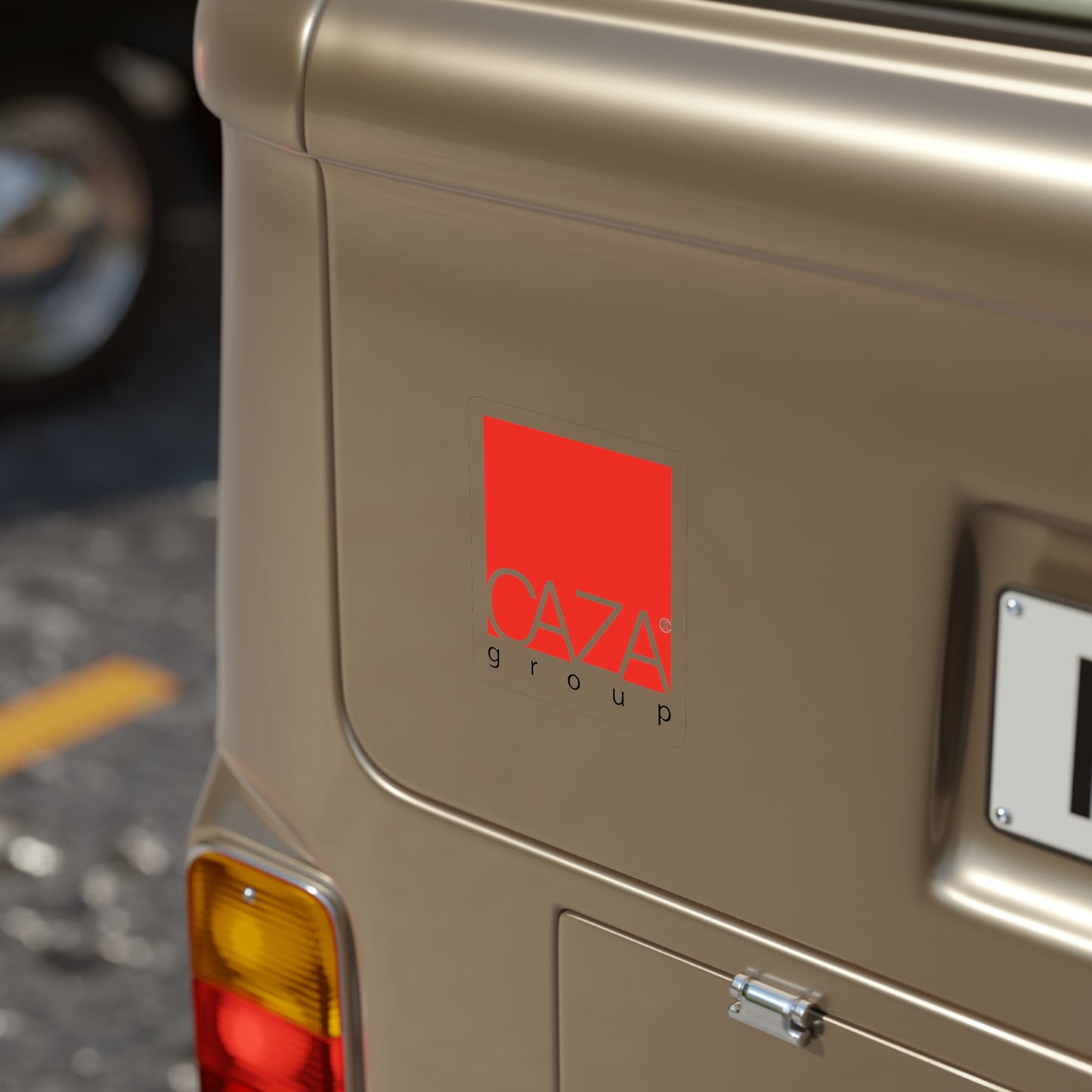 Transparent Outdoor Stickers, Die-Cut