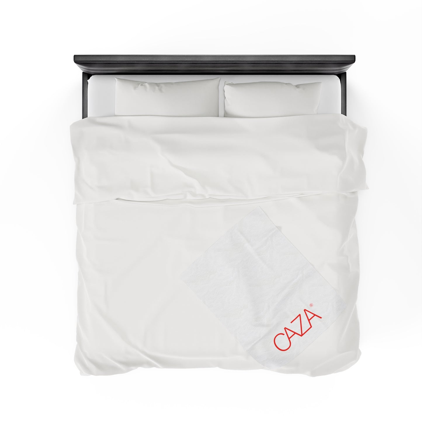Velveteen Plush Blanket (White)