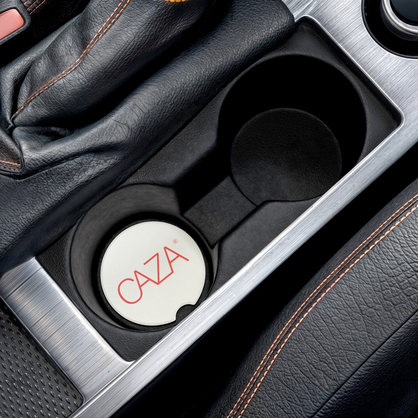 Soapstone Car Coaster (White)