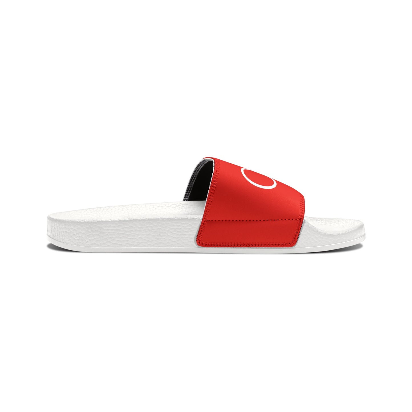 Youth PU Slide Sandals (Red)
