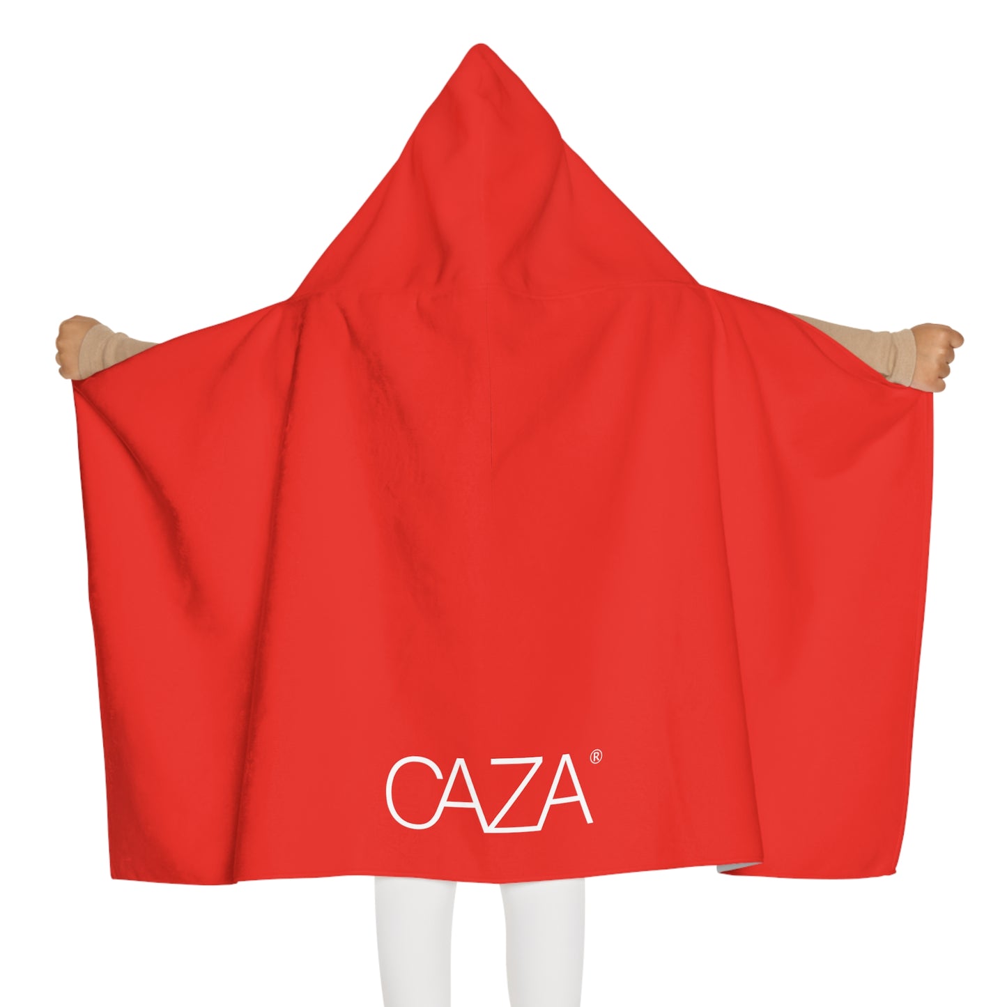 Youth Hooded Towel (Red)