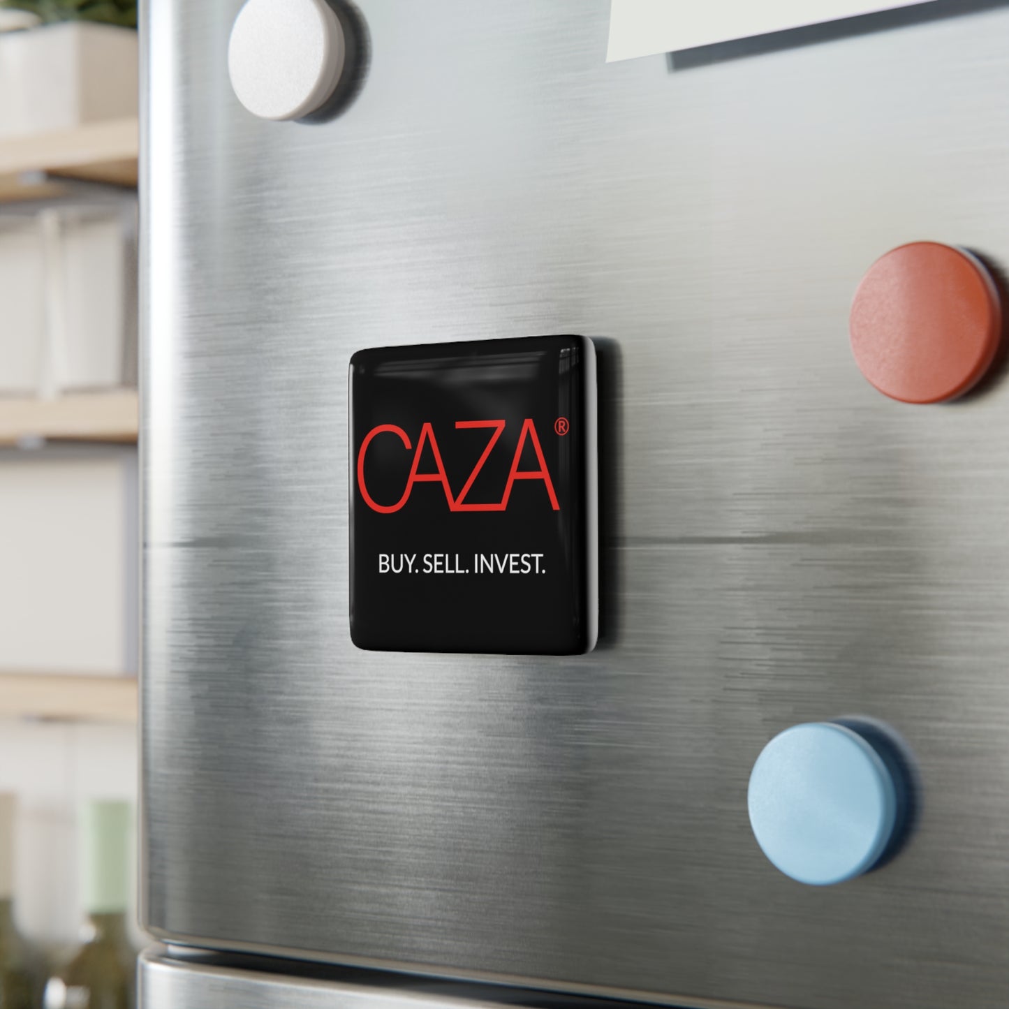 Porcelain Magnet (Black)