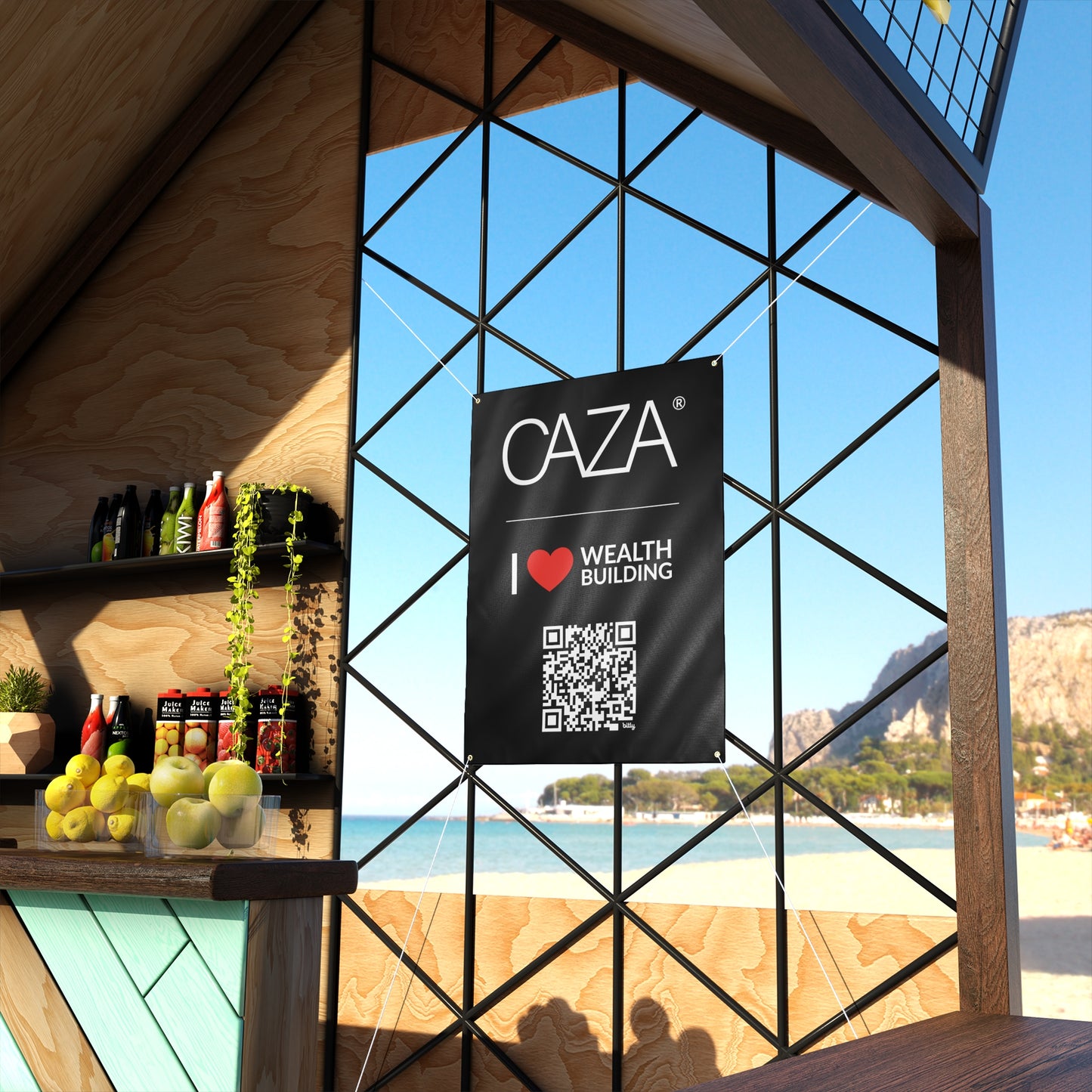 Join CAZA® | Matte Banner (Black)