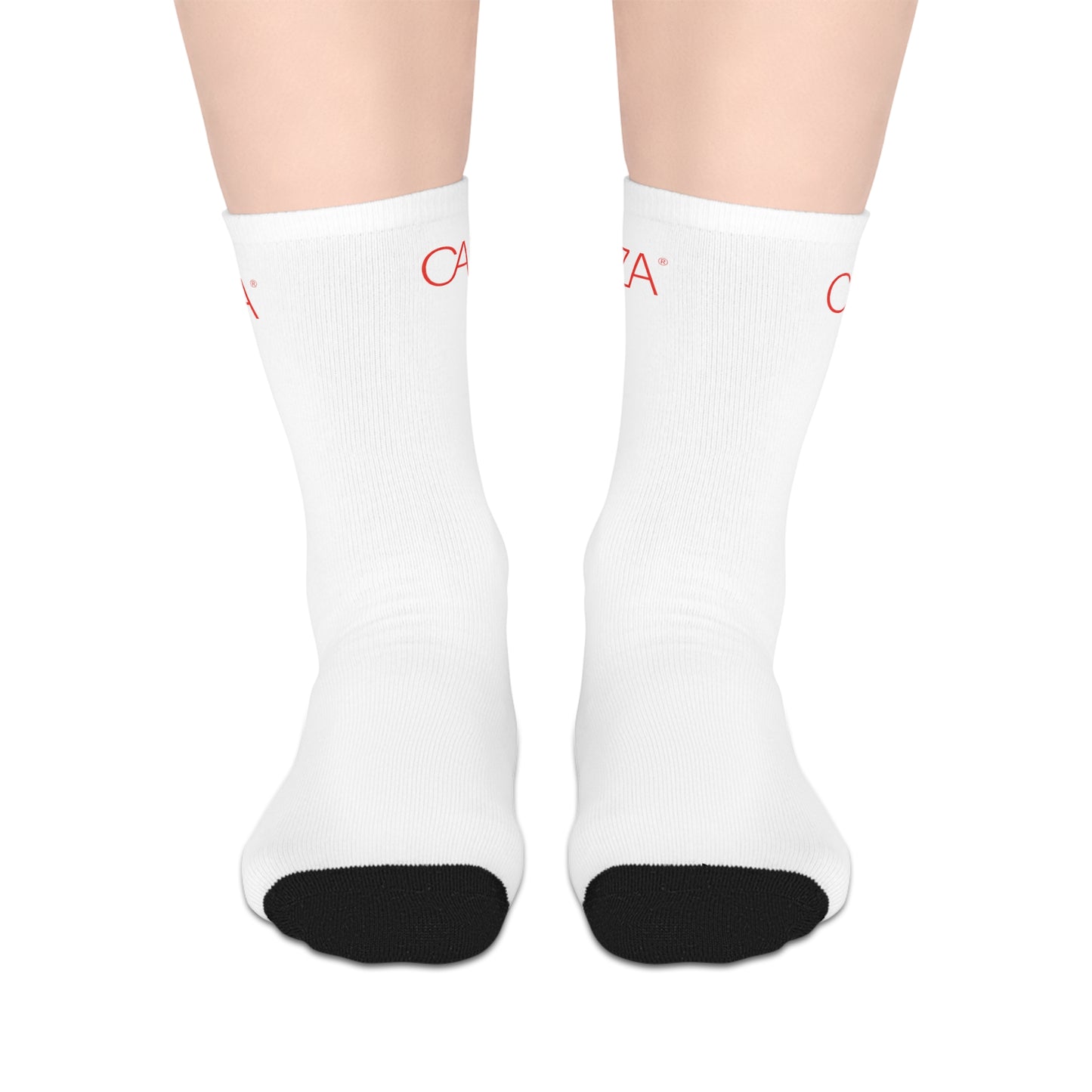 Mid-length Socks (White)