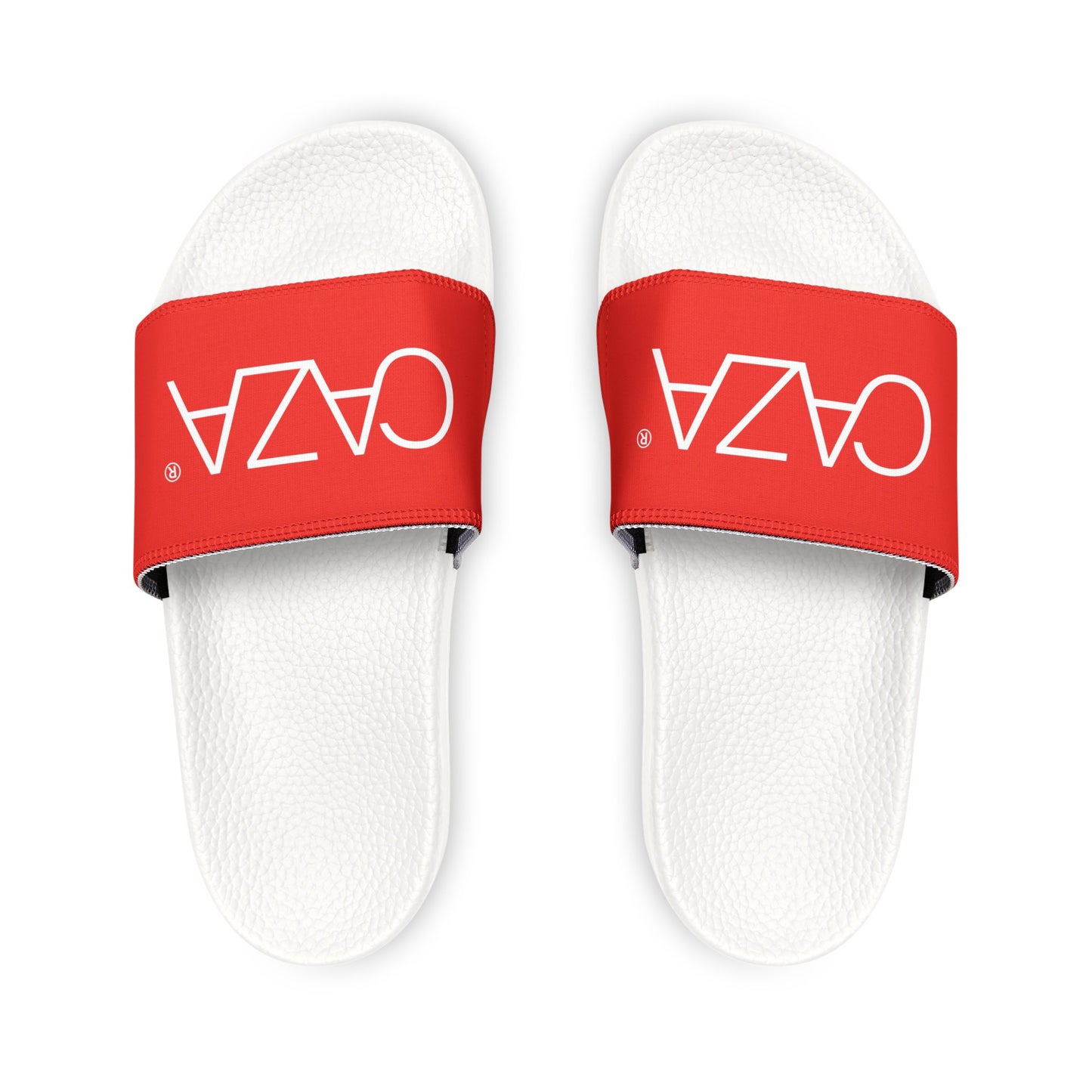Youth PU Slide Sandals (Red)