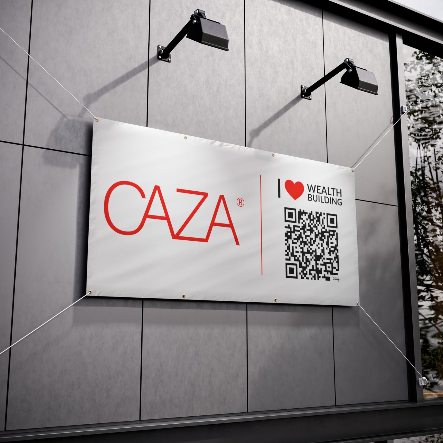 Join CAZA® | Vinyl Banners (White)
