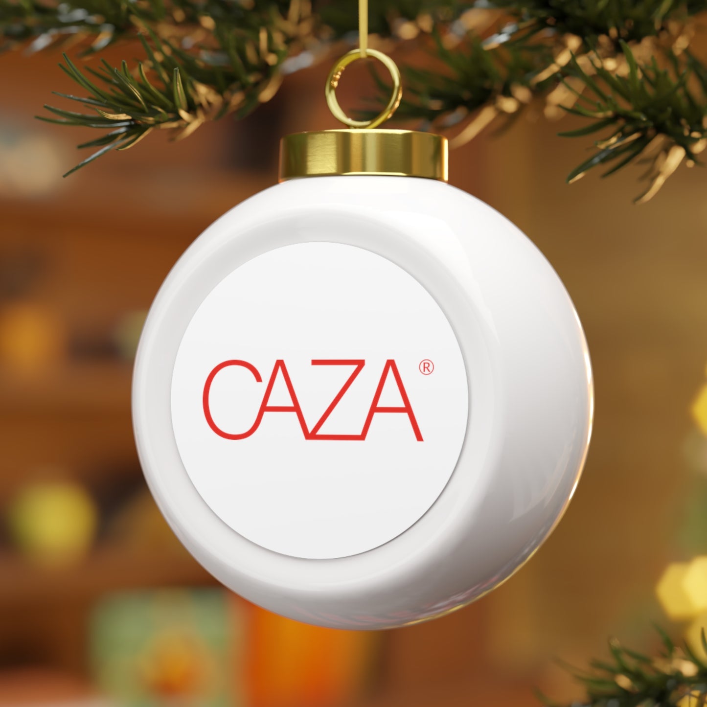 Christmas Ball Ornament (White)