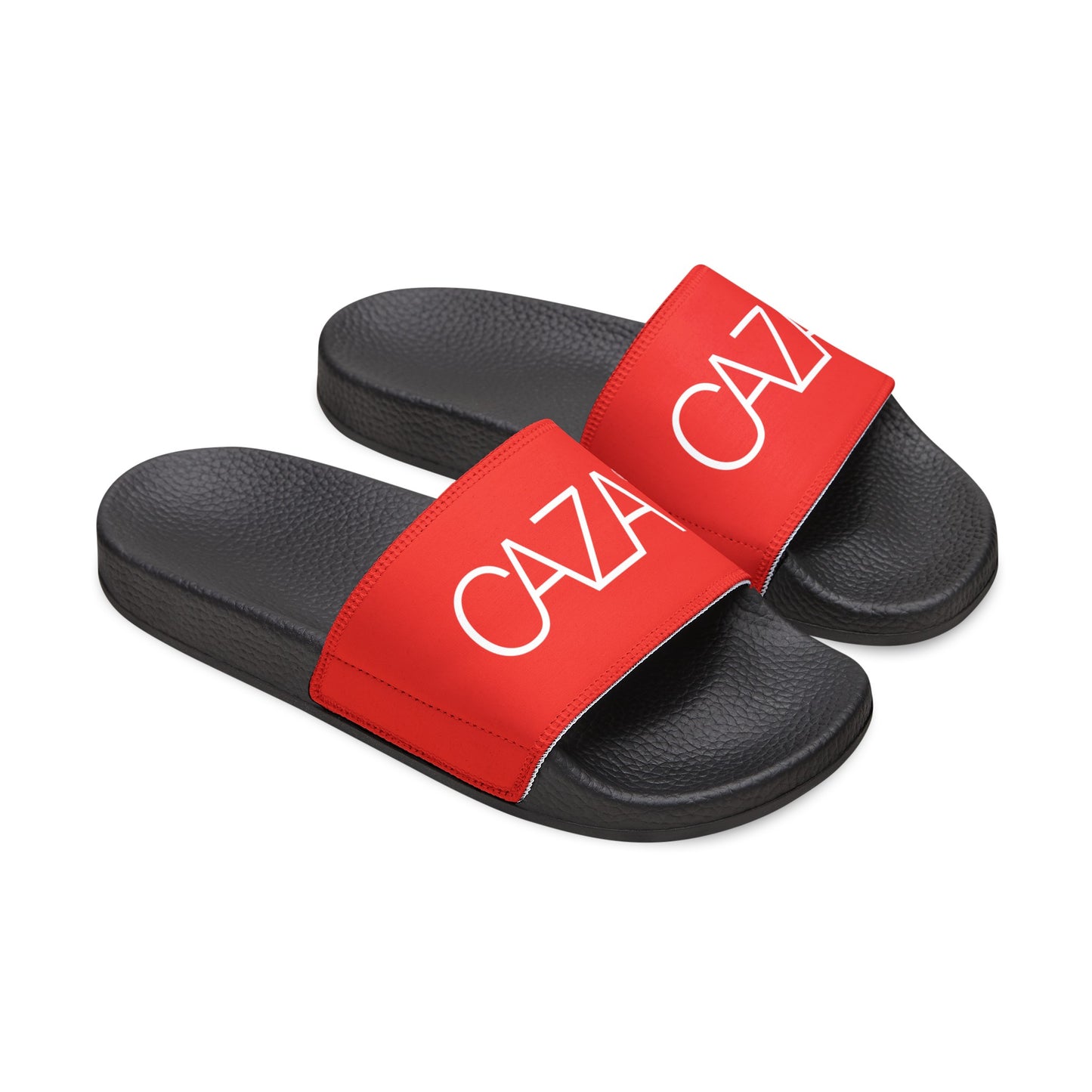 Youth PU Slide Sandals (Red)