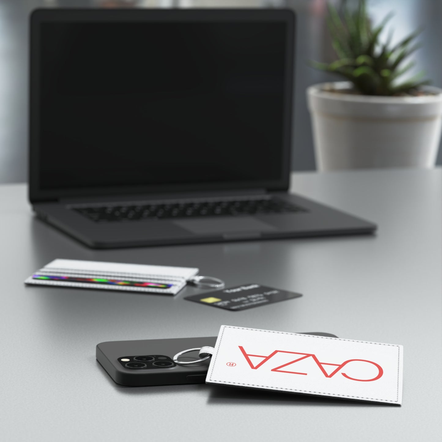 Saffiano Leather Card Holder
