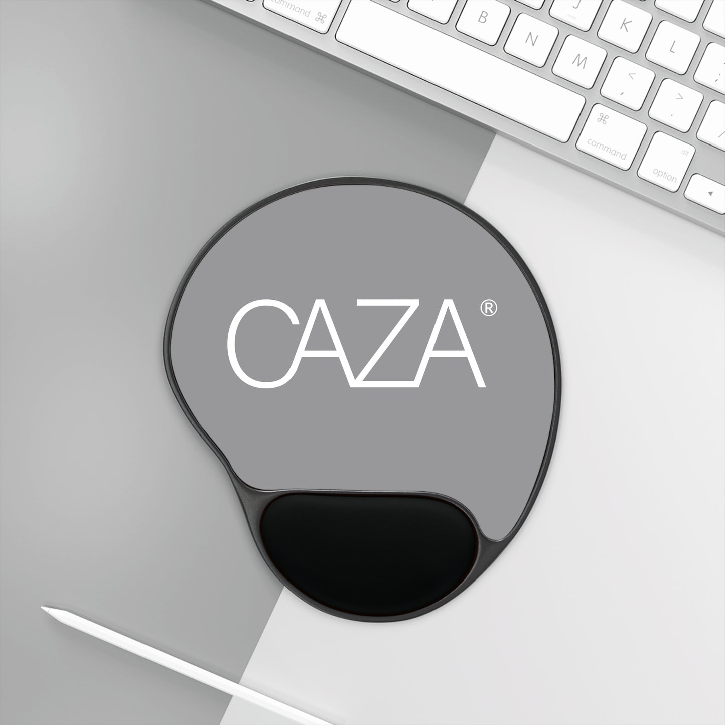 Mouse Pad With Wrist Rest (Grey)