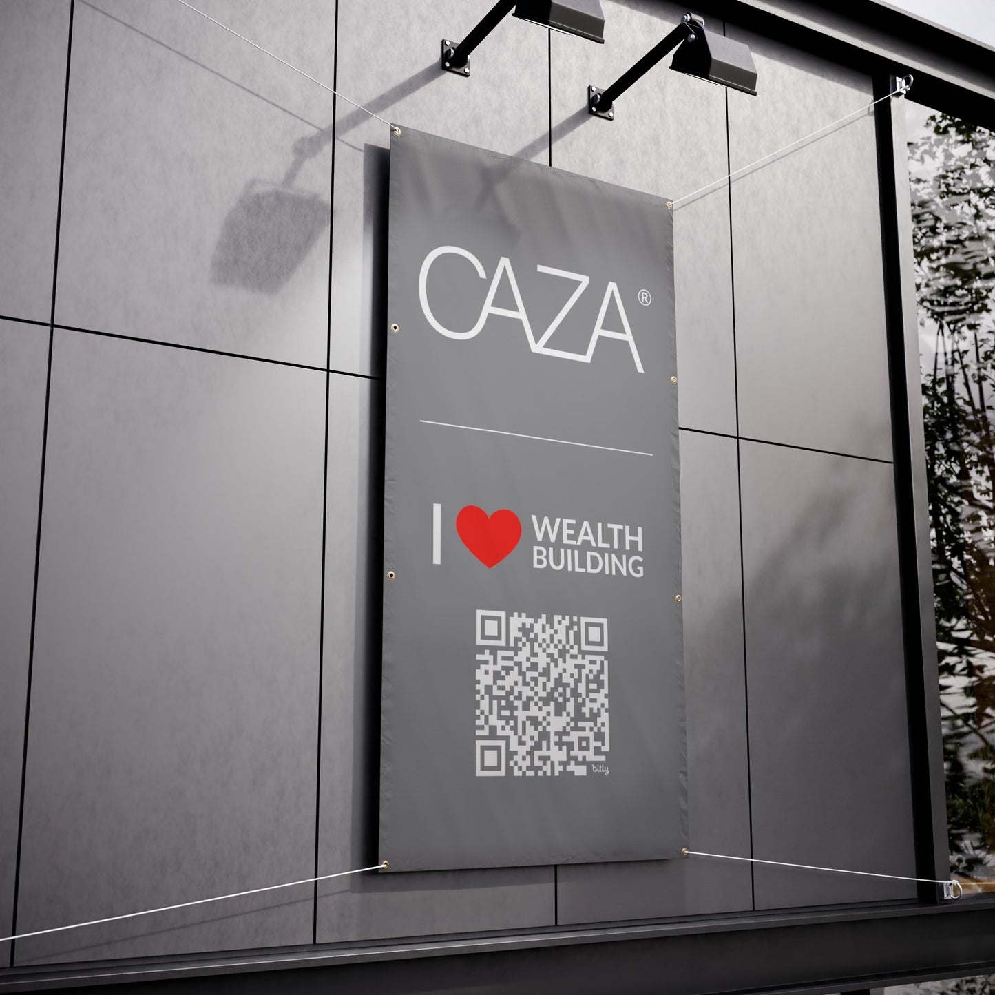 Join CAZA® | Vinyl Banners (Grey)