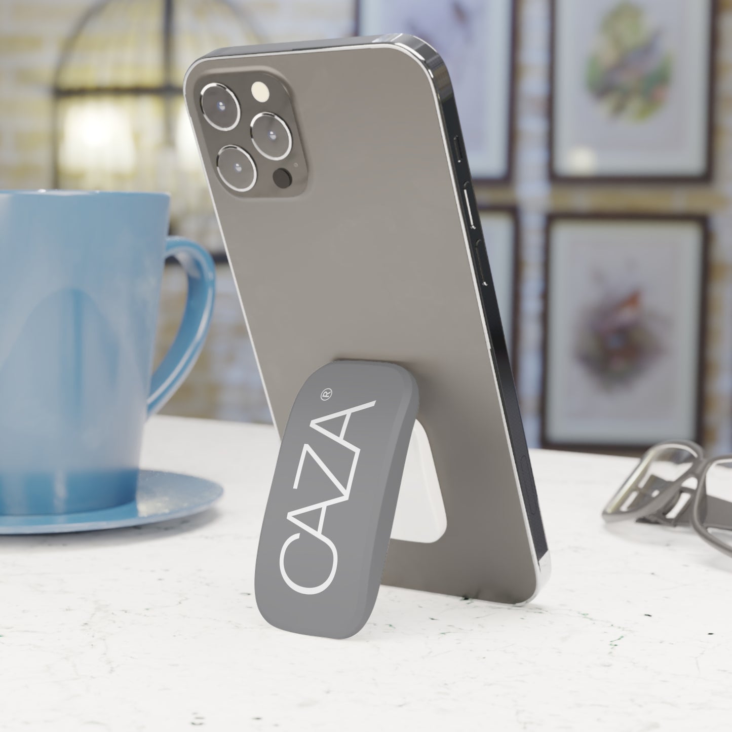 Phone Click-On Grip (Grey)