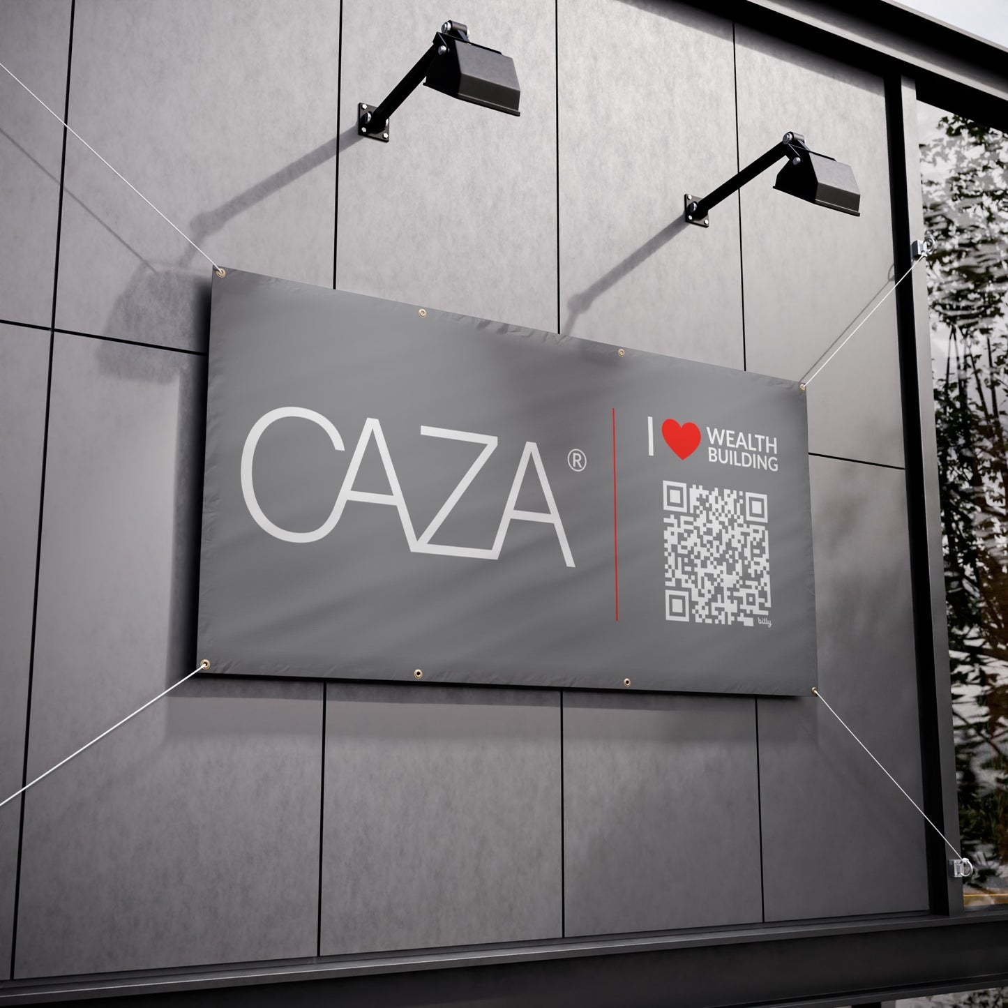 Join CAZA® | Vinyl Banners (Grey)