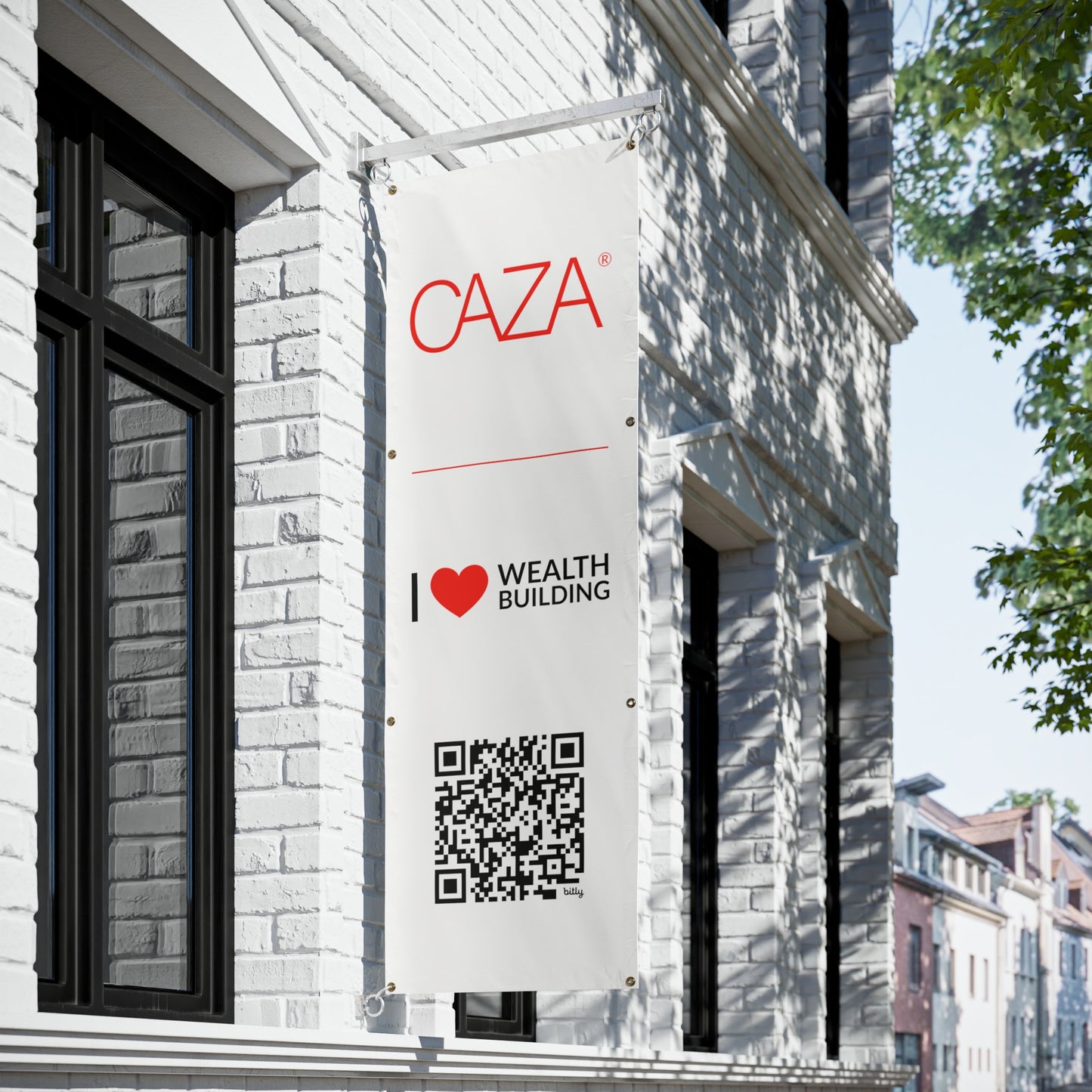 Join CAZA® | Vinyl Banners (White)