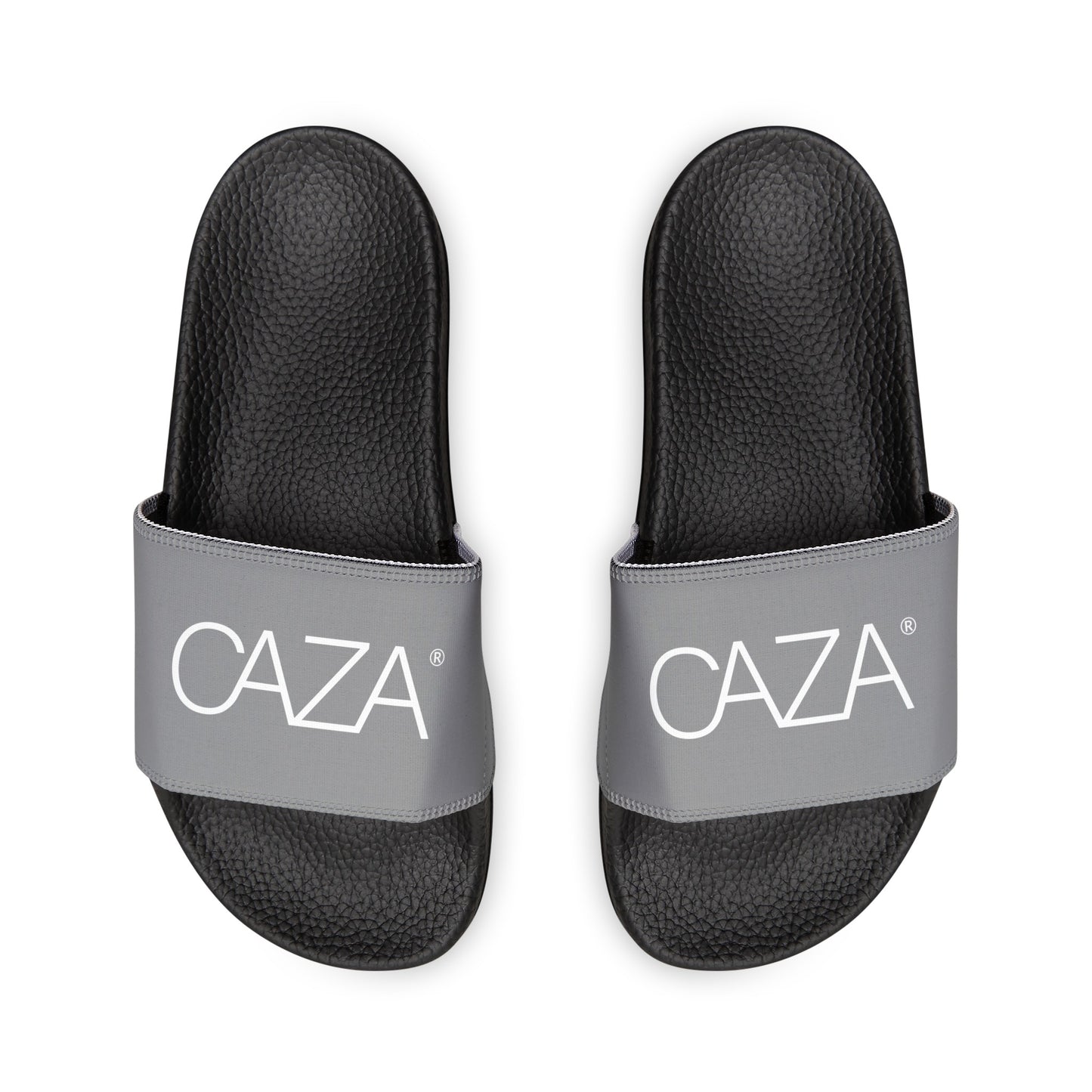 Women's PU Slide Sandals (Grey)