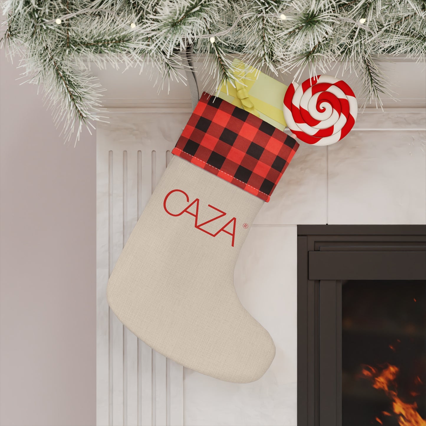 Plaid Christmas Stocking