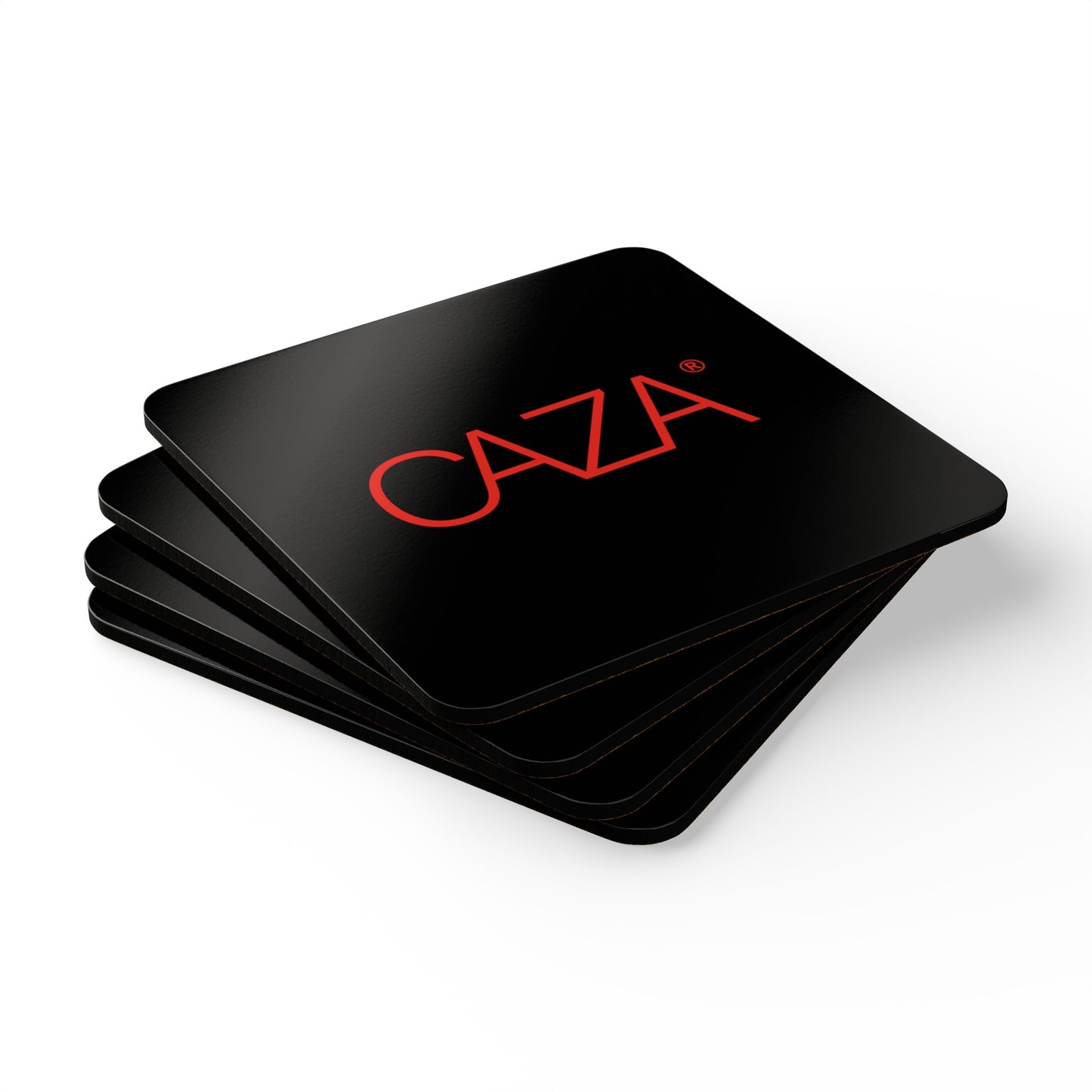Corkwood Coaster Set (Black)