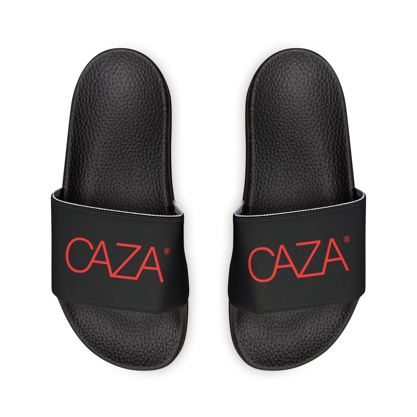 Women's PU Slide Sandals (Black)