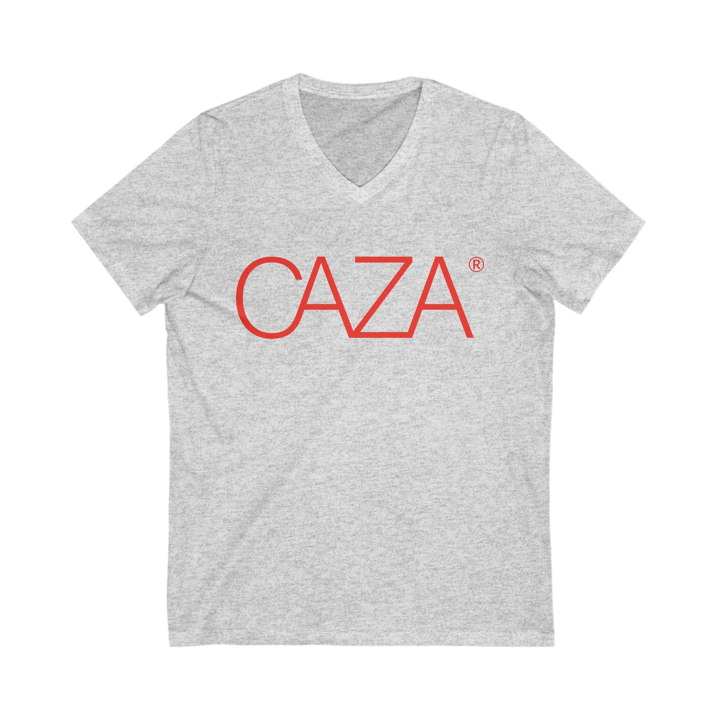 Unisex Jersey Short Sleeve V-Neck Tee
