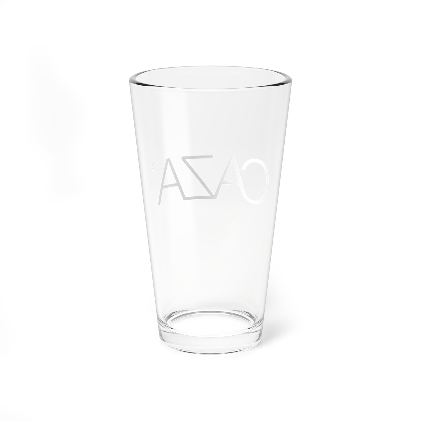 Mixing Glass, 16oz | White CAZA® Logo